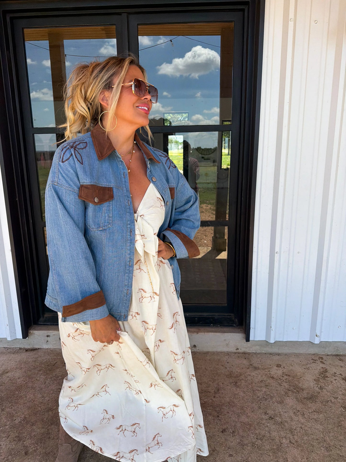PREORDER- COWBOY ROMANCE DENIM JACKET