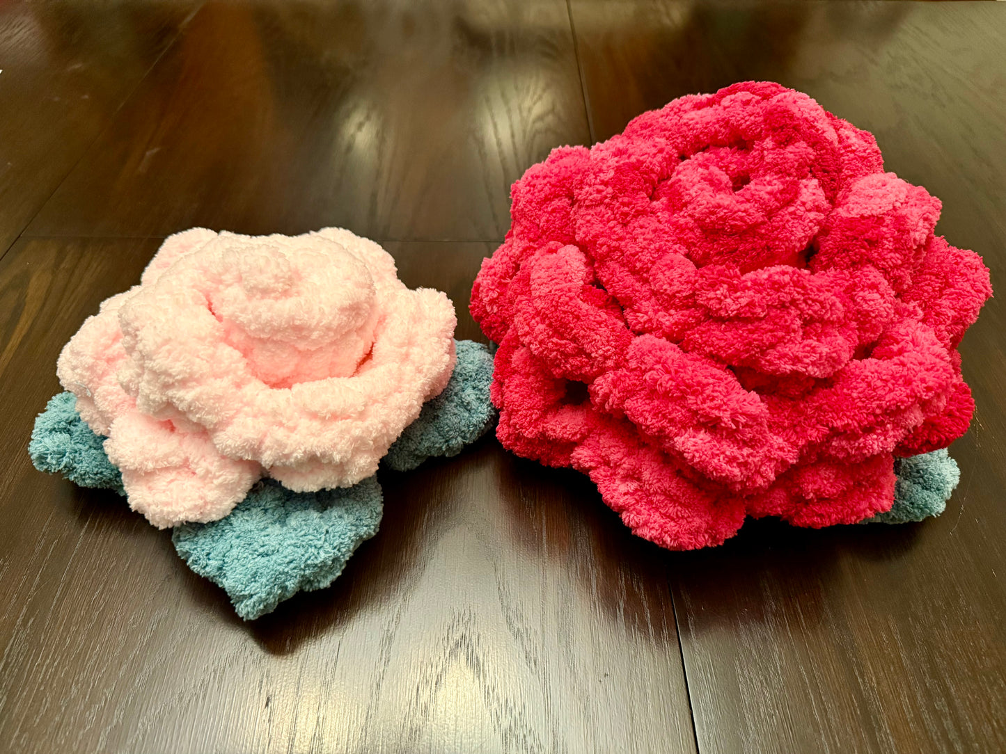 Chunky Knit Roses 🌹