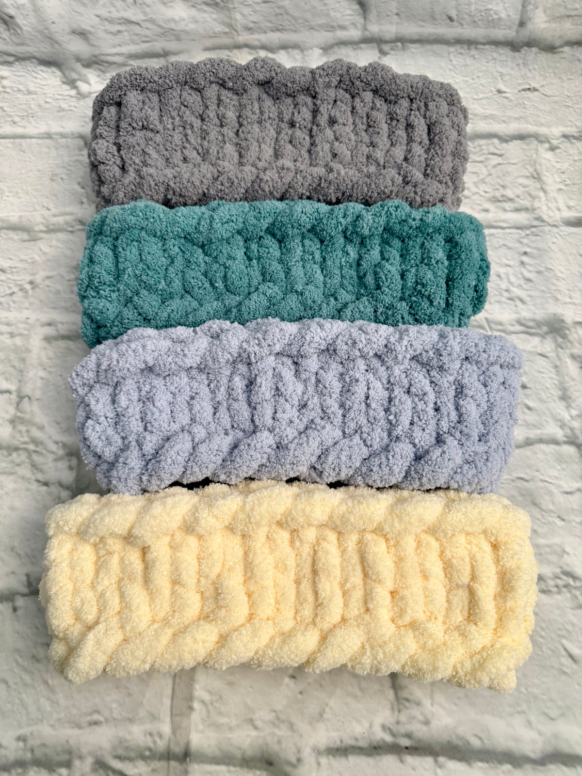 Handmade Chunky Chenille Ear Warmer Headband