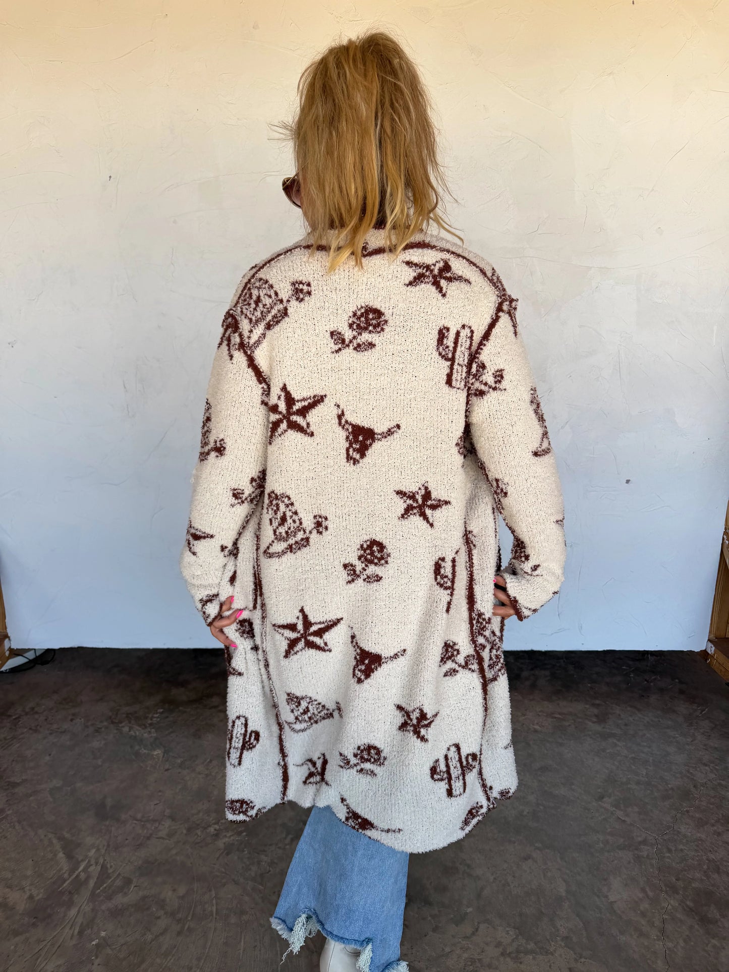 PREORDER- WESTERN CLOUD CARDIGAN