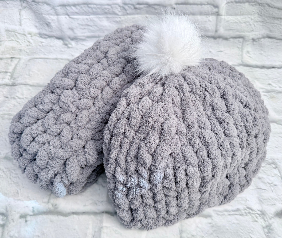 Chunky Knit Hat & Scarf Set