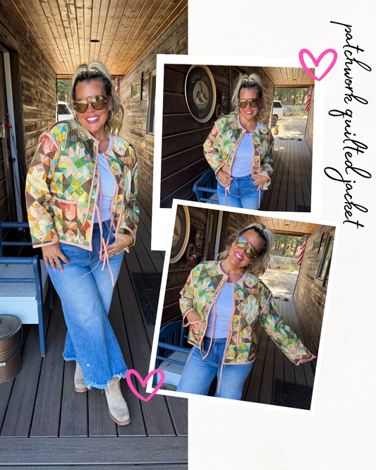 PREORDER: PATCHWORK QUILTED JACKET