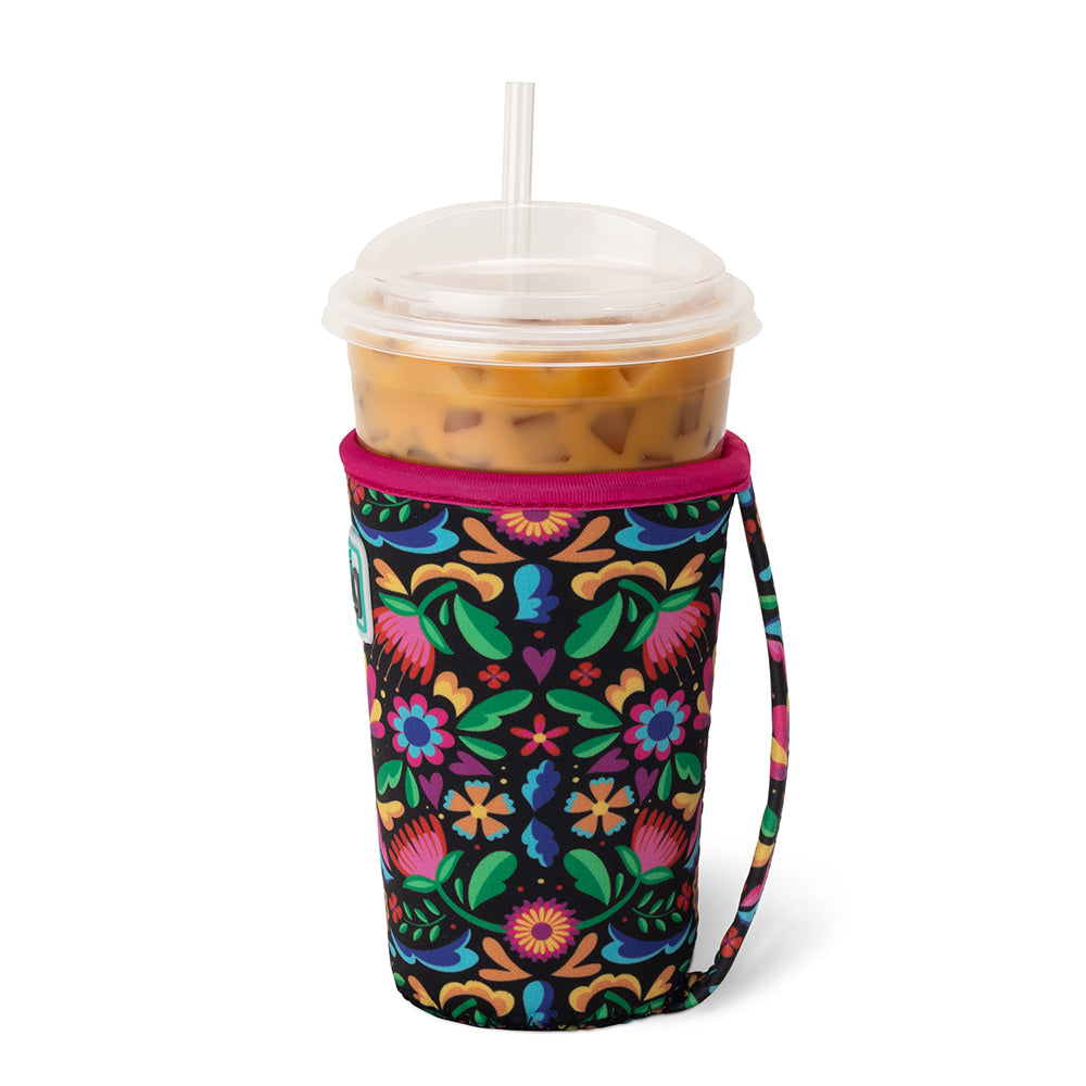 Swig Life Iced Cup Coolie, Standard 22oz Iced Coffee Cup  Insulator Sleeve with Handle, Neoprene Insulated Cup Coolie Keeps Drinks  Cold, Cup Cooler in Electric Slide: Home & Kitchen