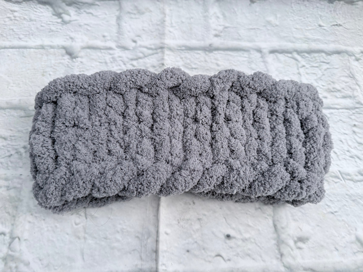 Handmade Chunky Chenille Ear Warmer Headband