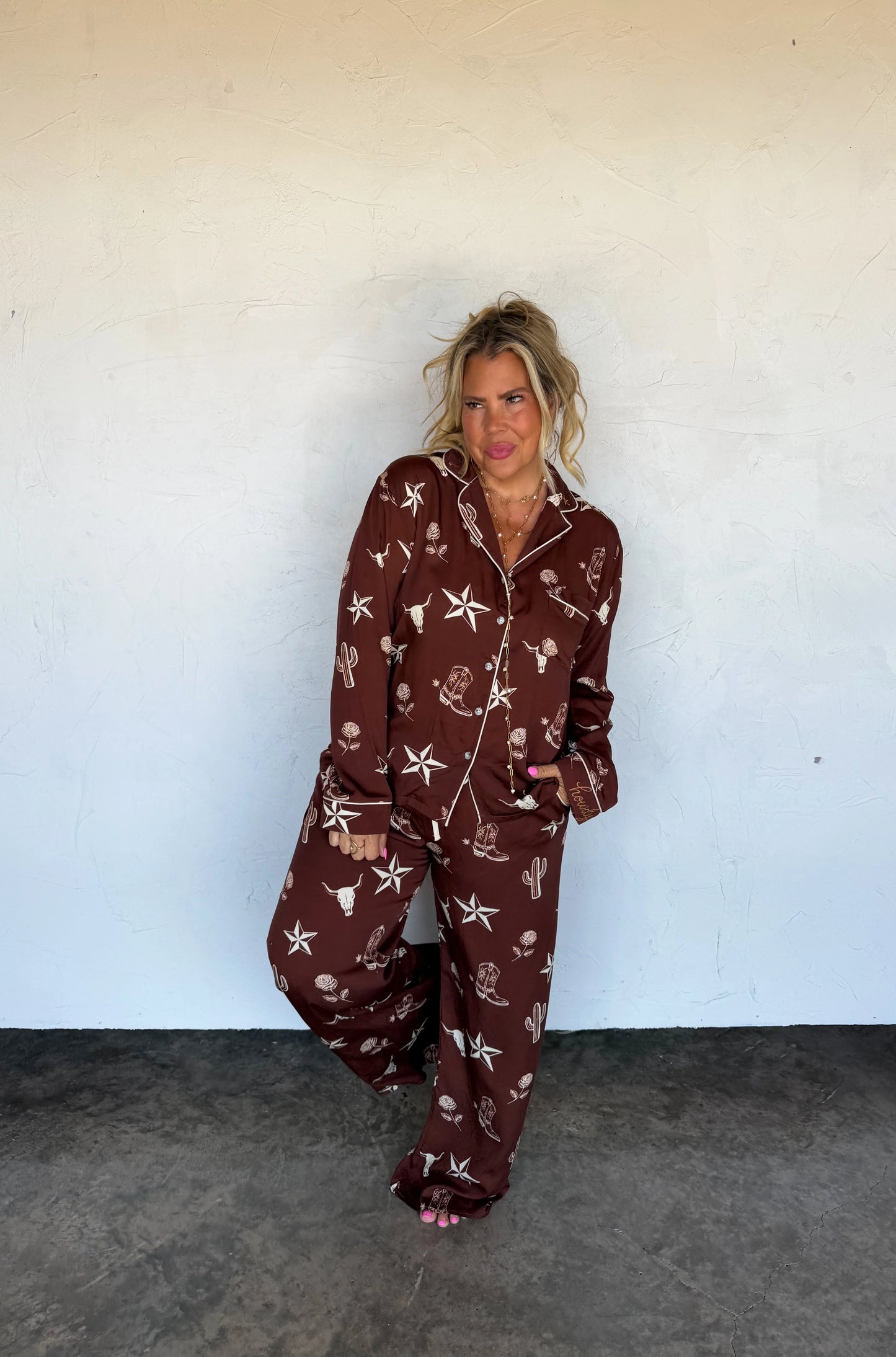 PREORDER- WESTERN NIGHTS LUXE PJ SET