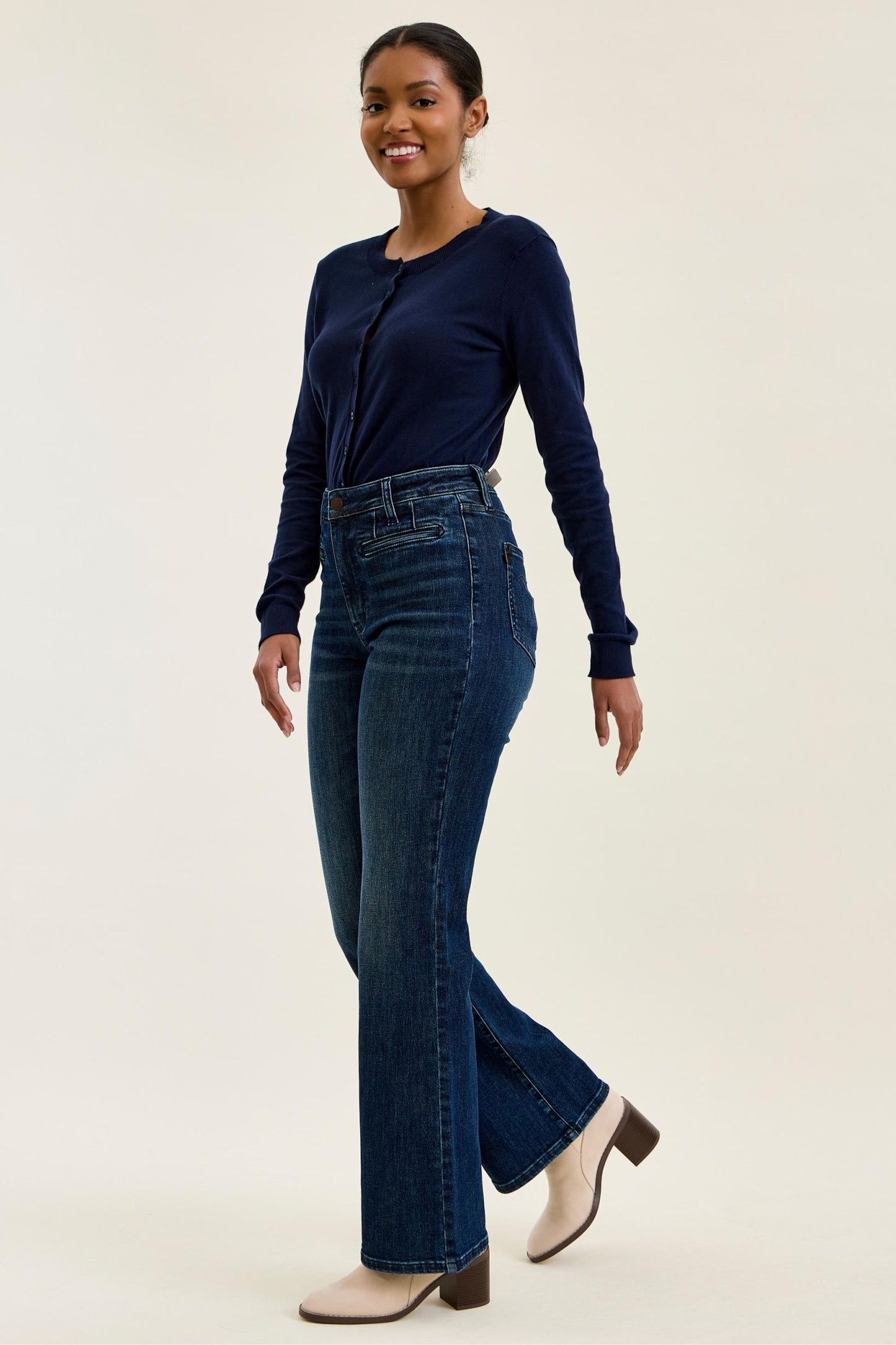 Judy Blue “Alex” Boyfriend Bootcut Jeans