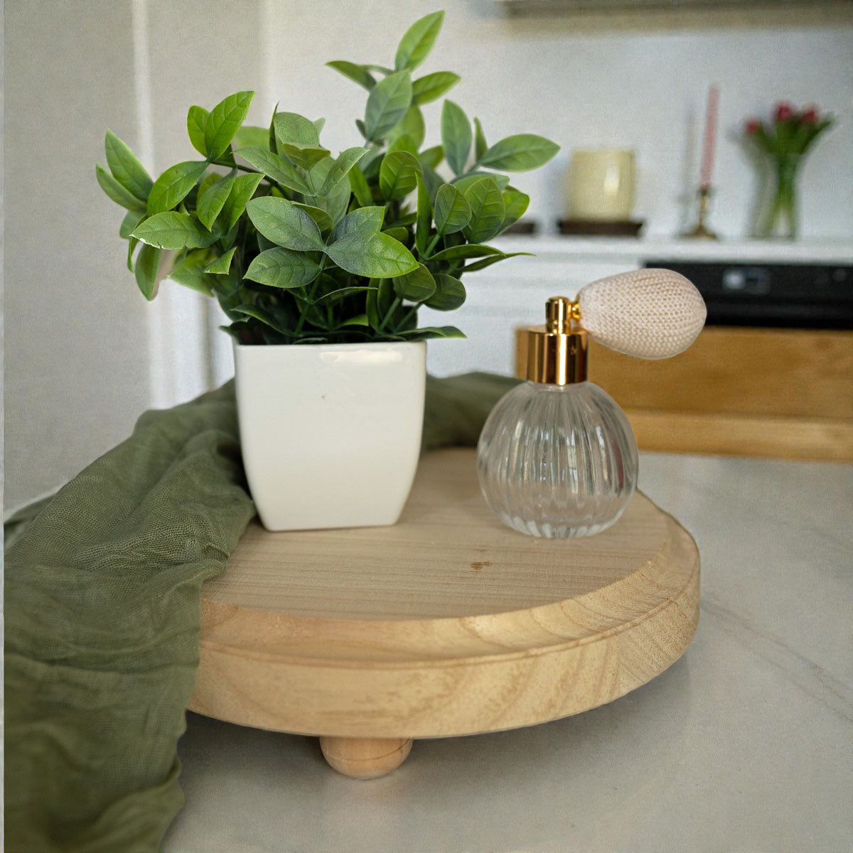 Bathroom counter organization ideas
Nightstand organizer for small spaces
Vanity tray for makeup and jewelry
Entryway table decor and organization
Bedroom dresser top organizer