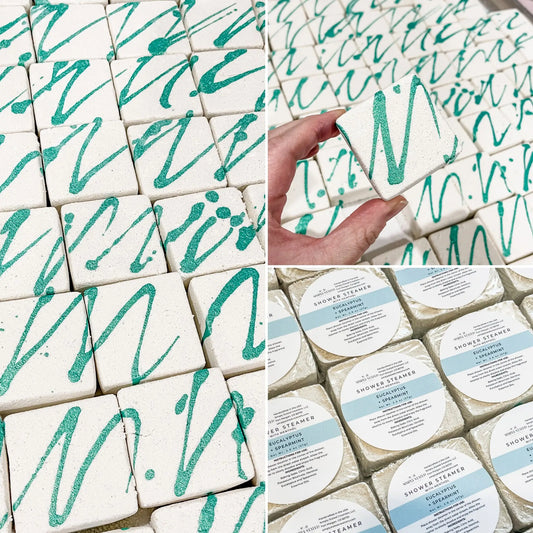 Eucalyptus + Spearmint Mentholated Shower Steamer Bundle of 3