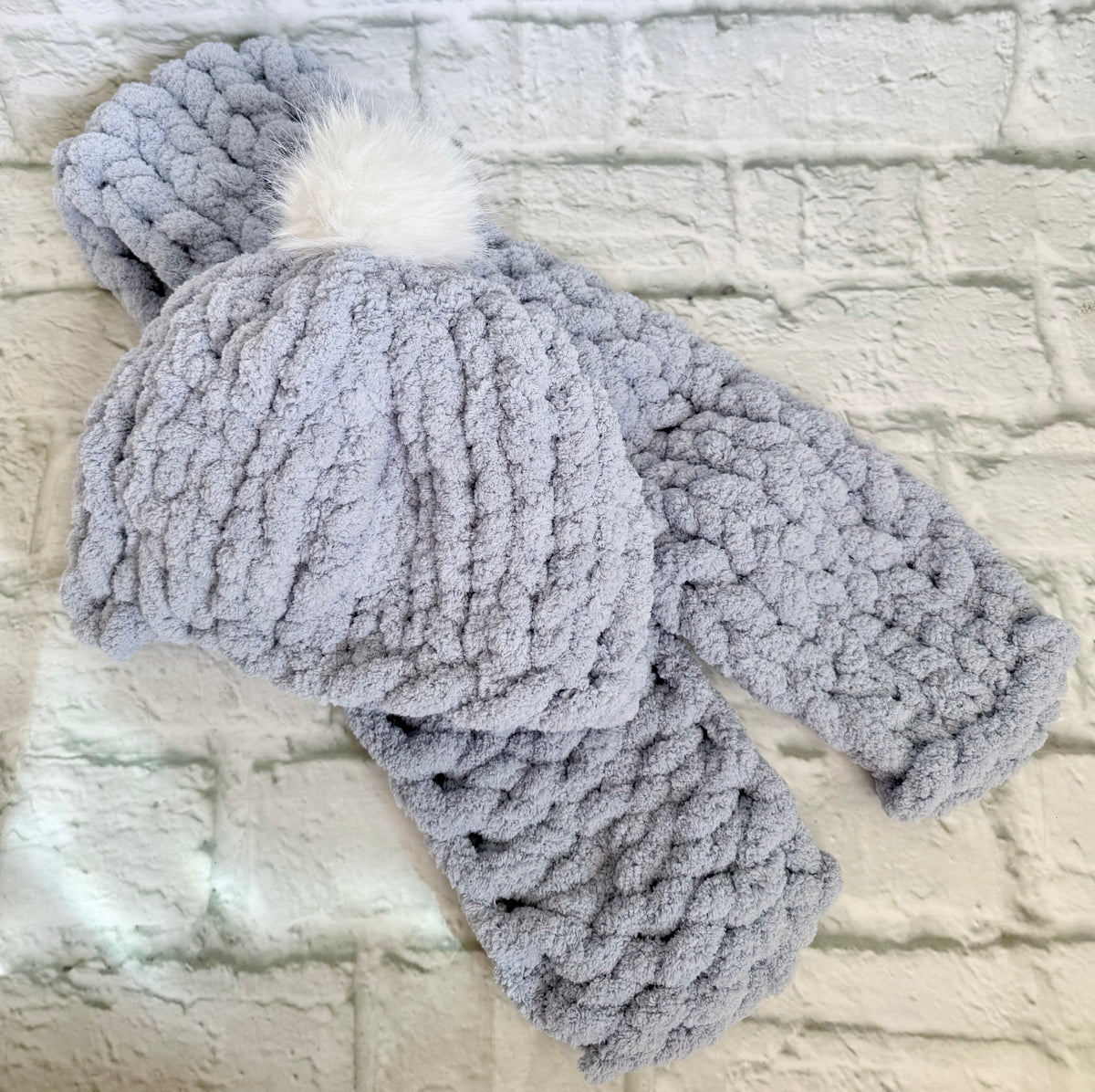 Chunky Knit Hat & Scarf Set