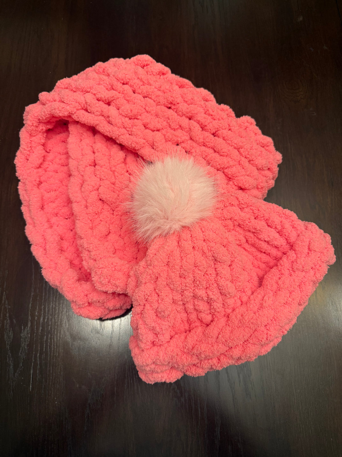 Chunky Knit Hat & Scarf Set