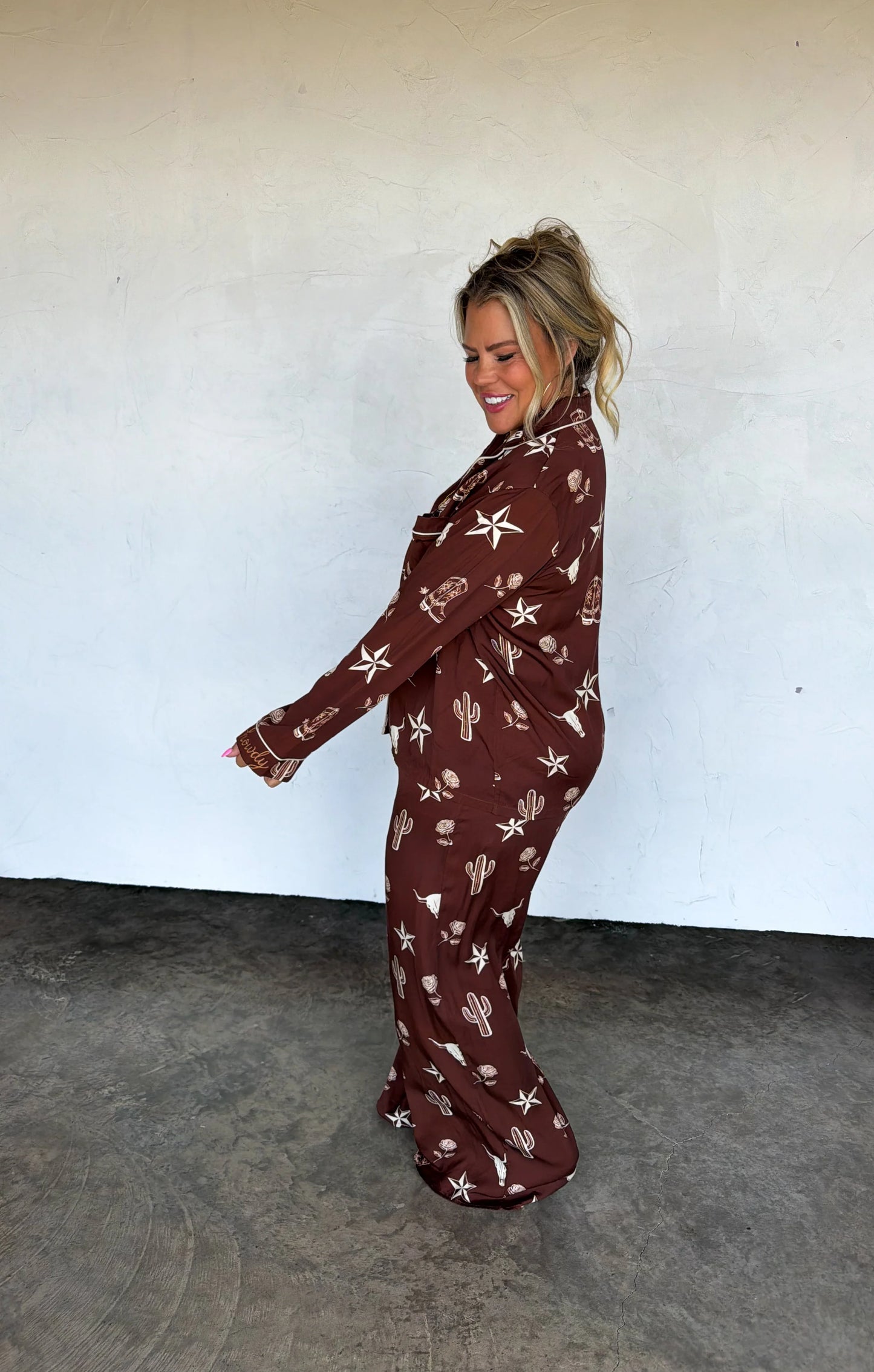 PREORDER- WESTERN NIGHTS LUXE PJ SET