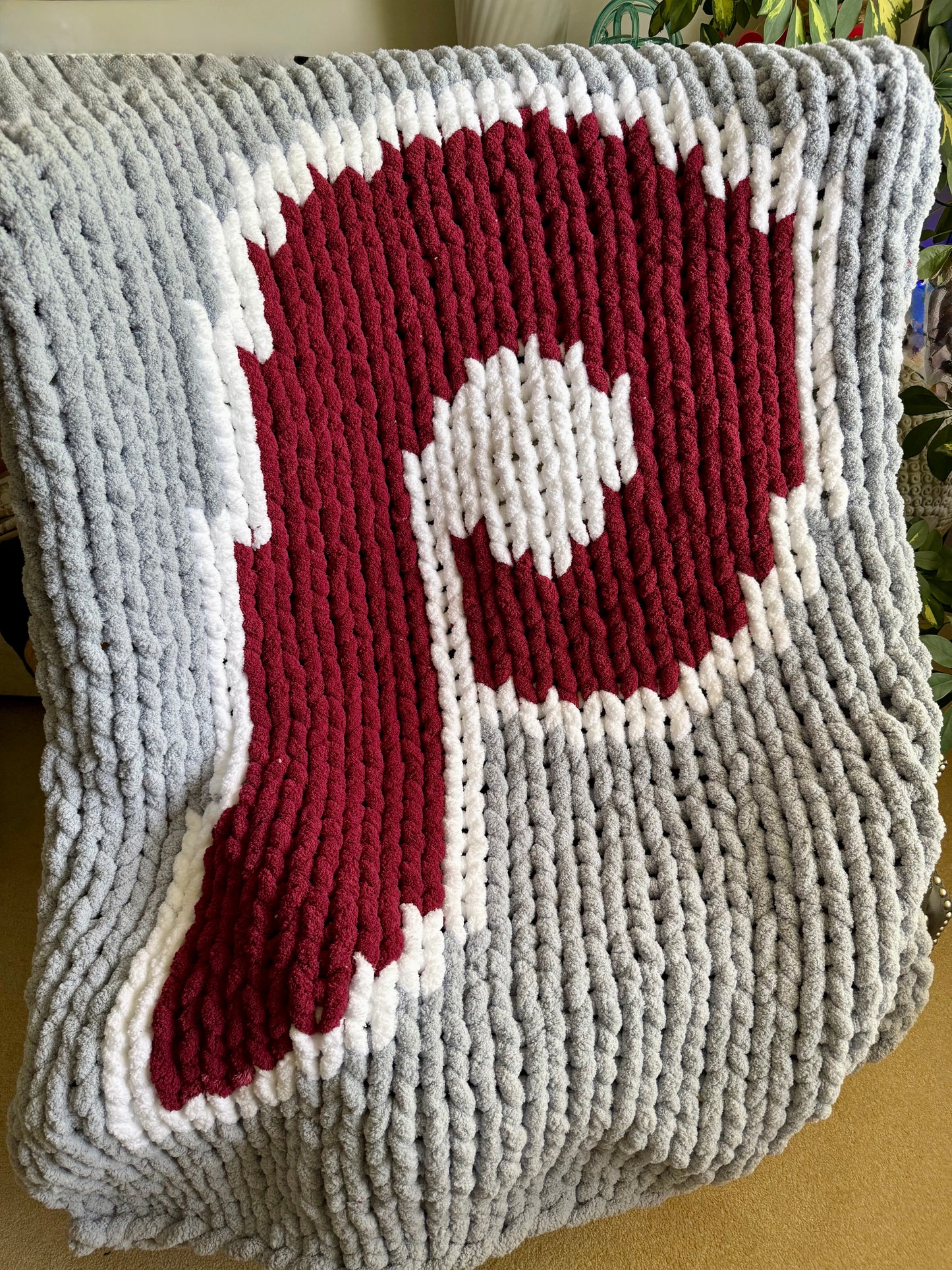 Retro Philadelphia Baseball Inspired Blanket