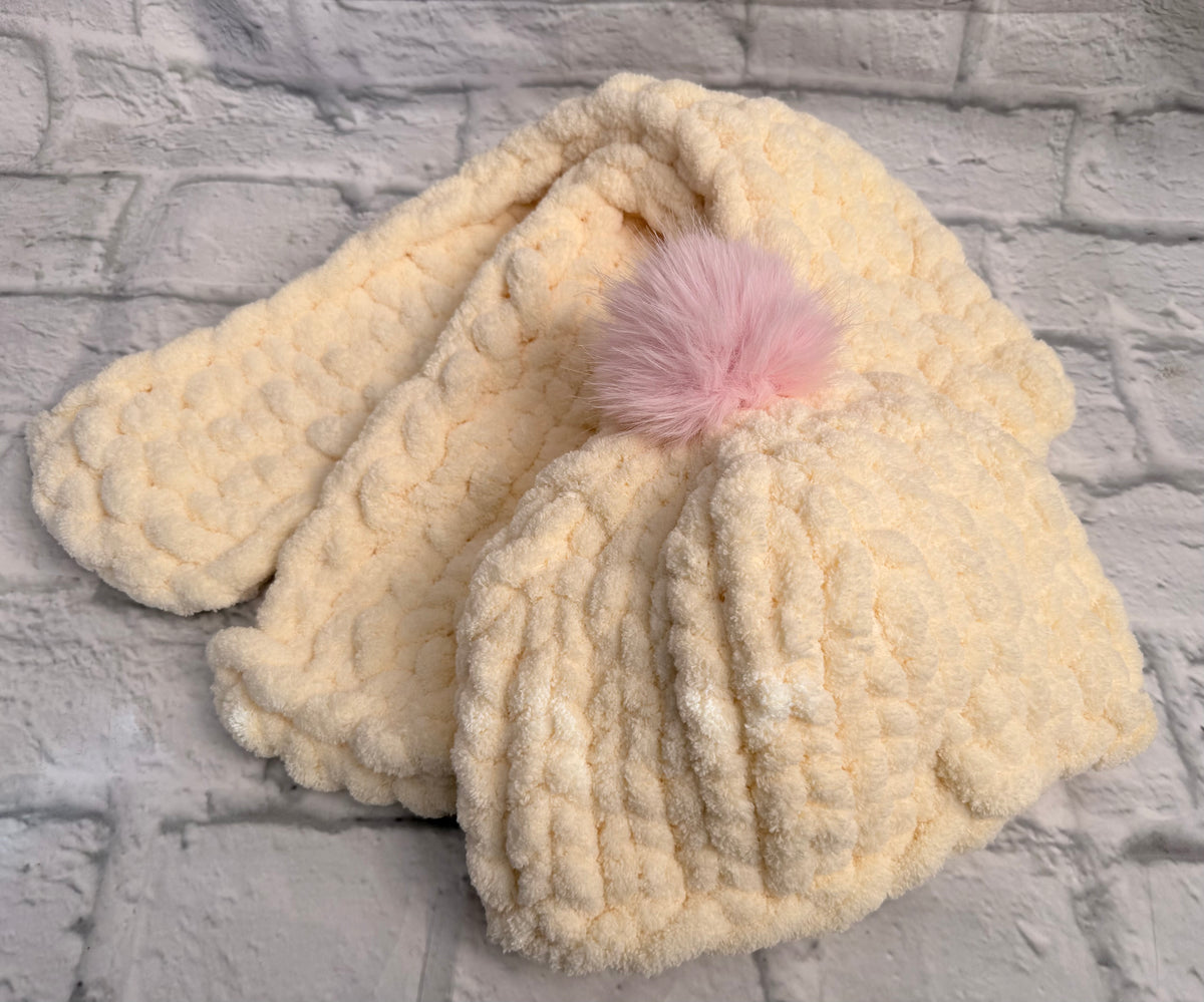 Chunky Knit Hat & Scarf Set