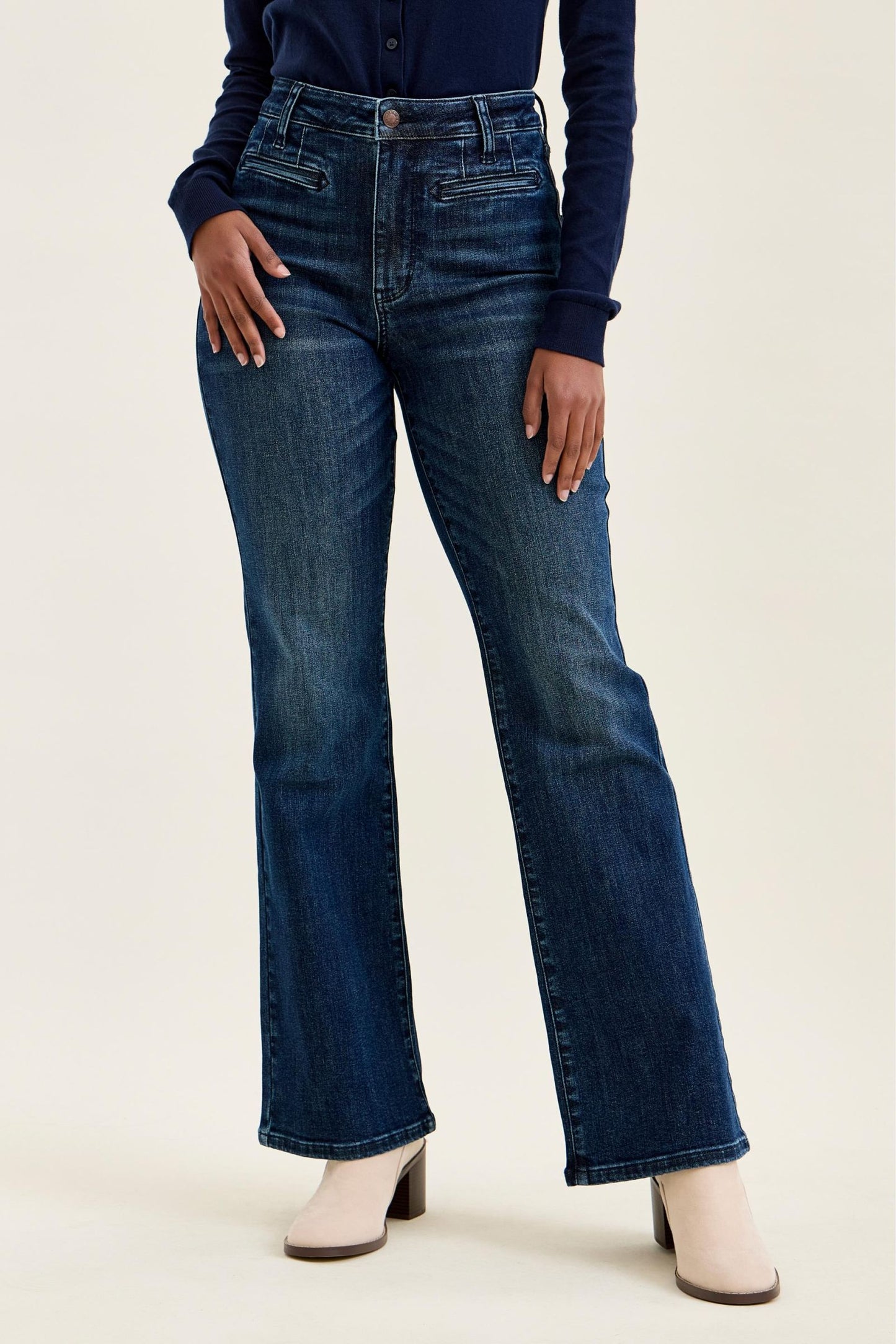 Judy Blue “Alex” Boyfriend Bootcut Jeans