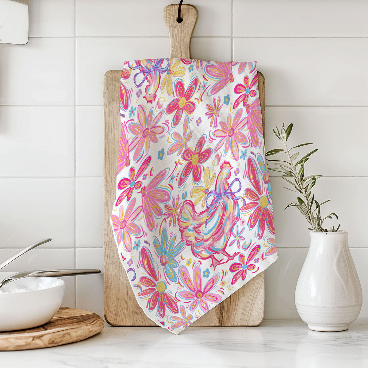Floral Boho Chicken
