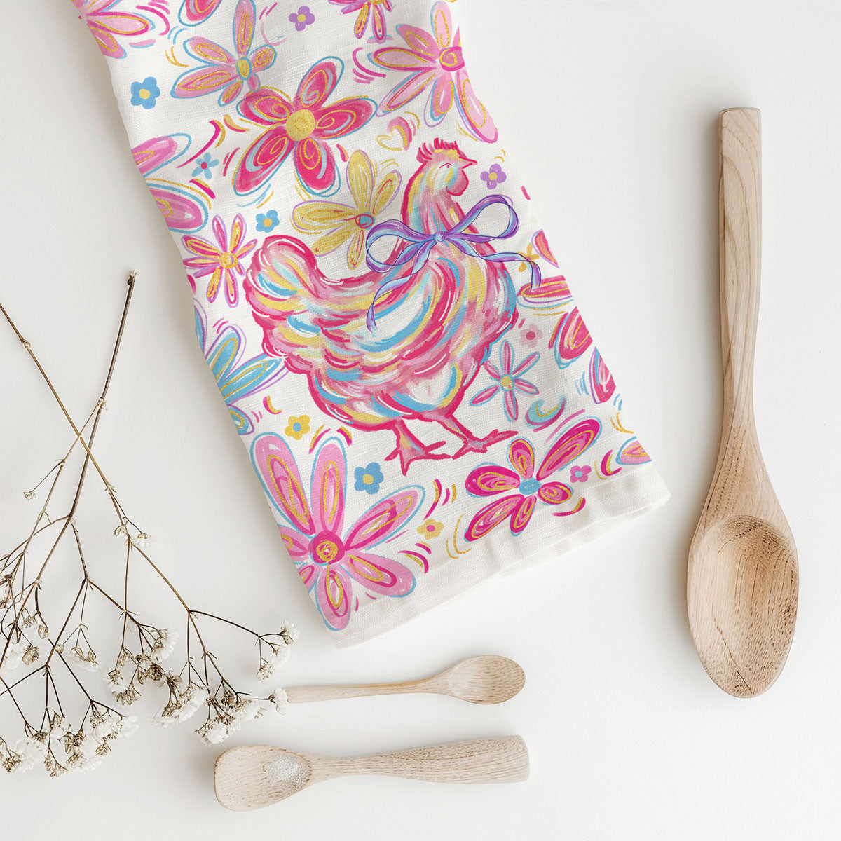 Floral Boho Chicken