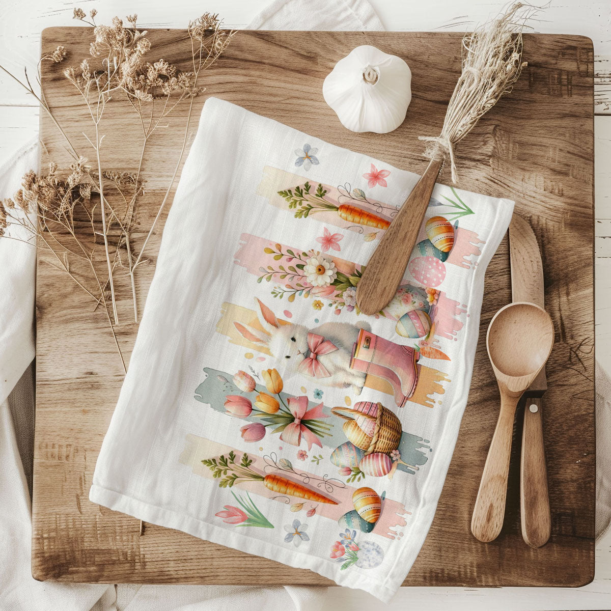 English cottage kitchen towel watercolor Easter art
Modern farmhouse watercolor towel spring bunny
Artistic home decor kitchen towel watercolor Easter
Watercolor illustration kitchen towel spring bunny