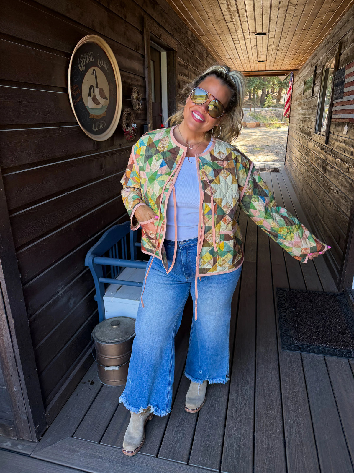 PREORDER: PATCHWORK QUILTED JACKET