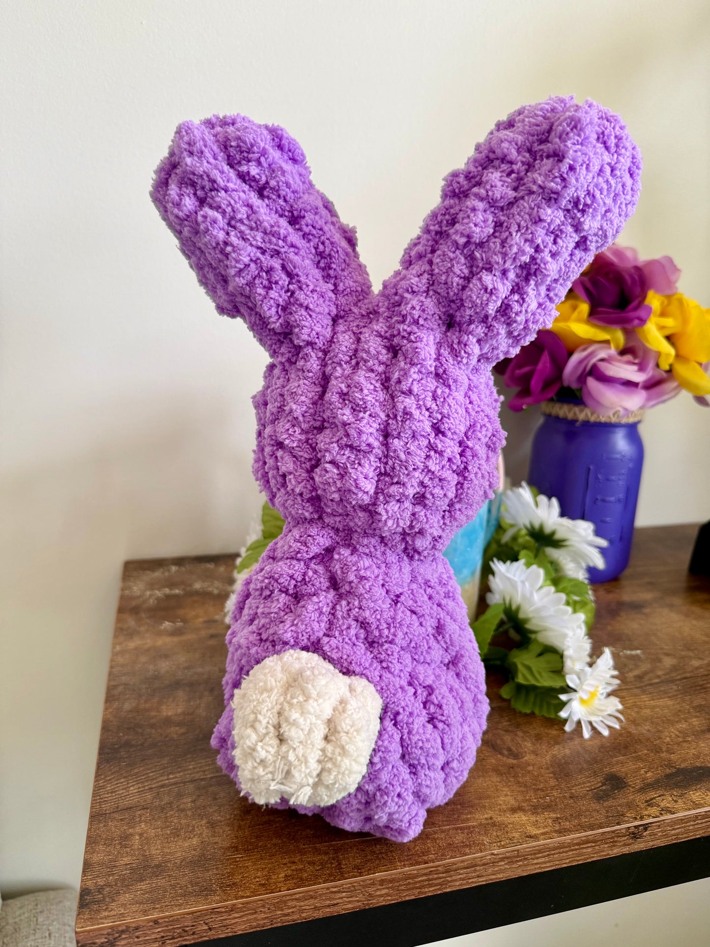 🐰 13” Hand Knit Spring Bunny