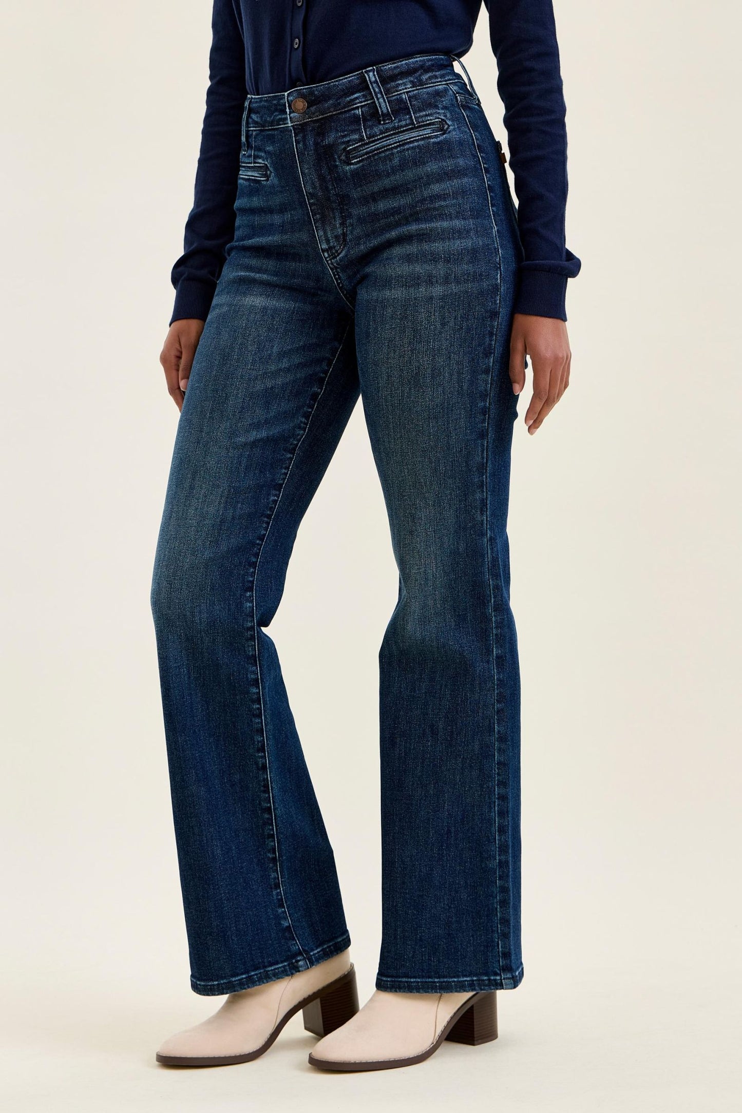 Judy Blue “Alex” Boyfriend Bootcut Jeans