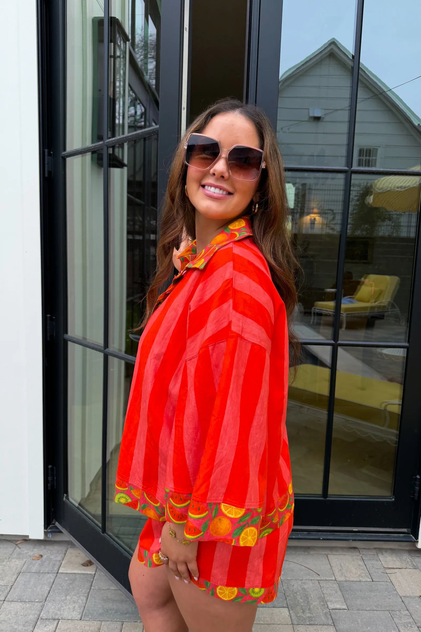 PREORDER: Fruit Salad Button Down Top