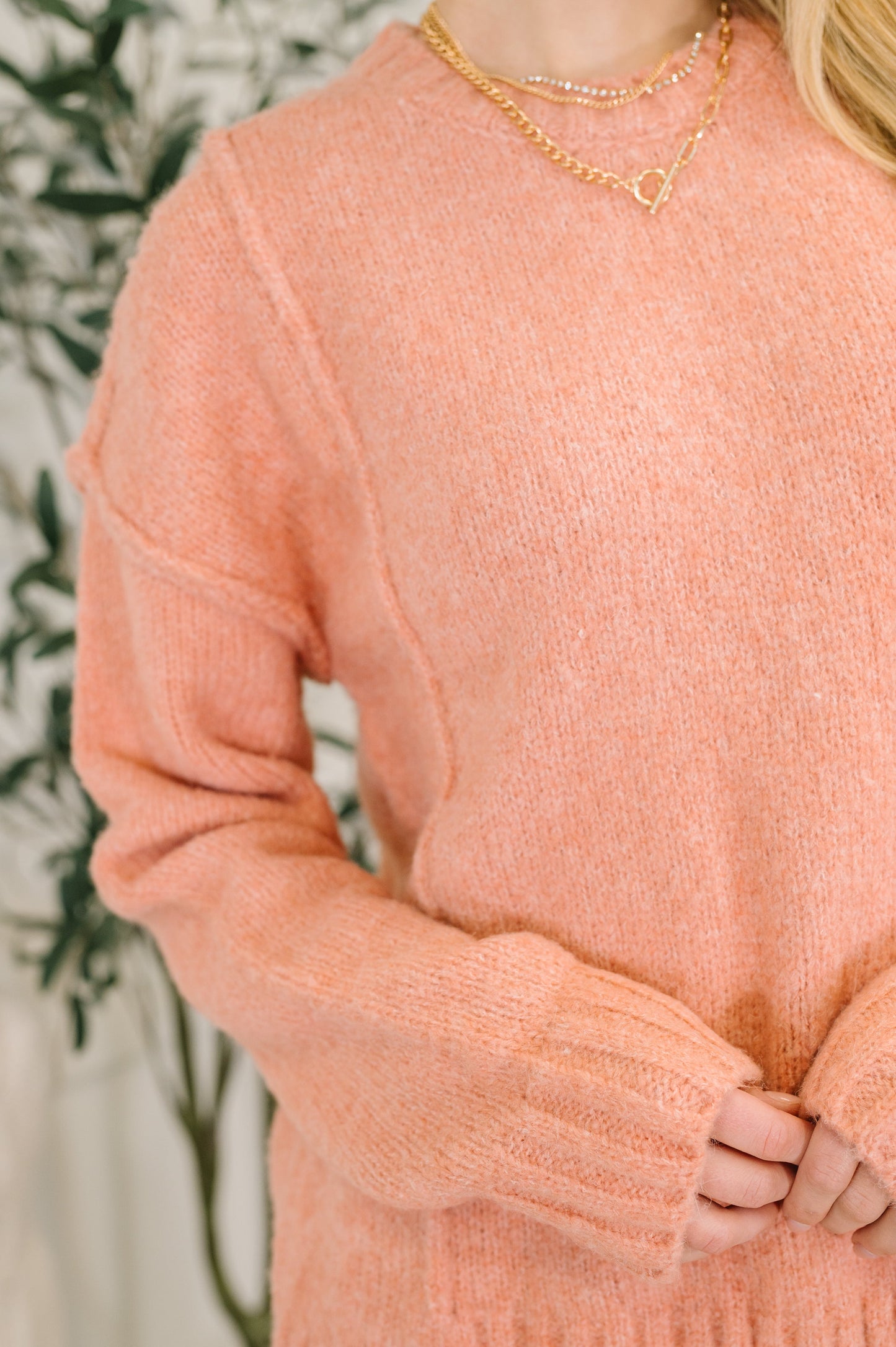 Changed for the Better Exposed Seam Pullover