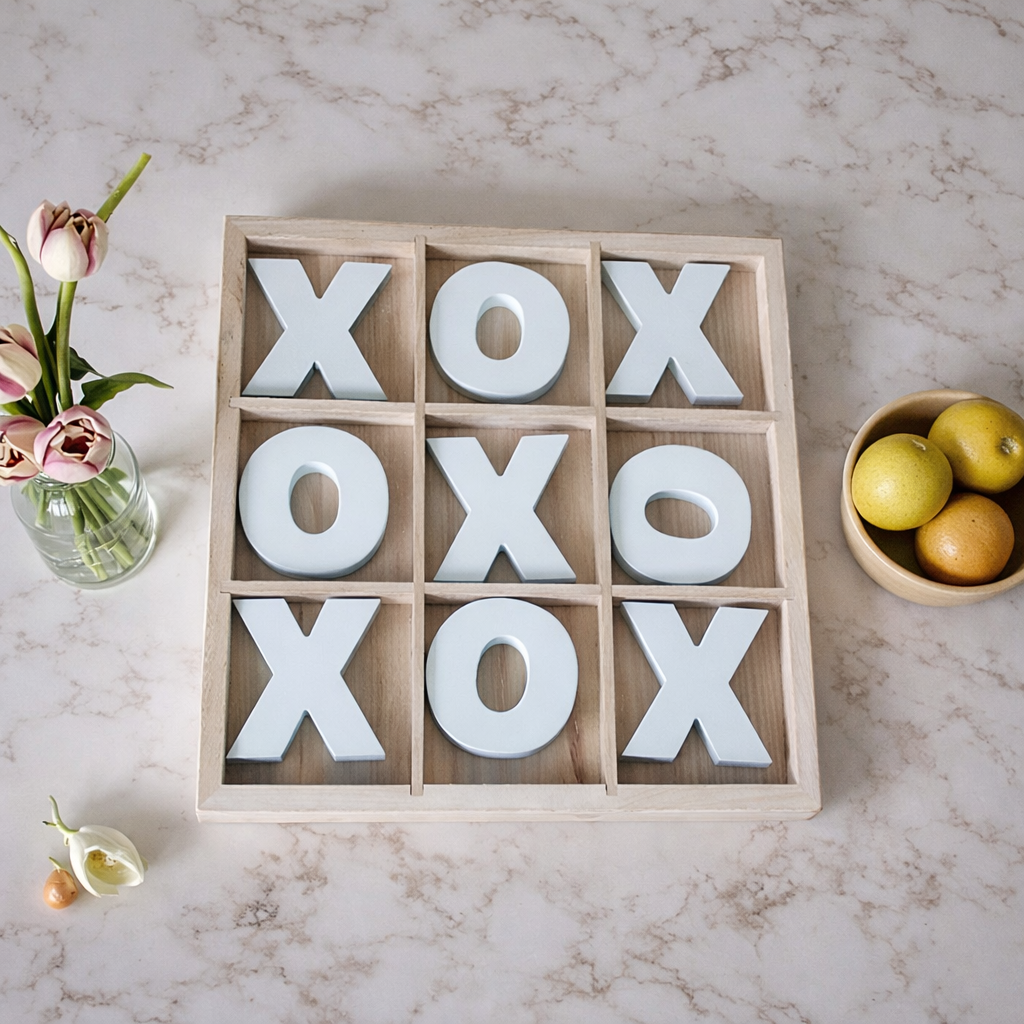 Rustic Tic Tac Toe