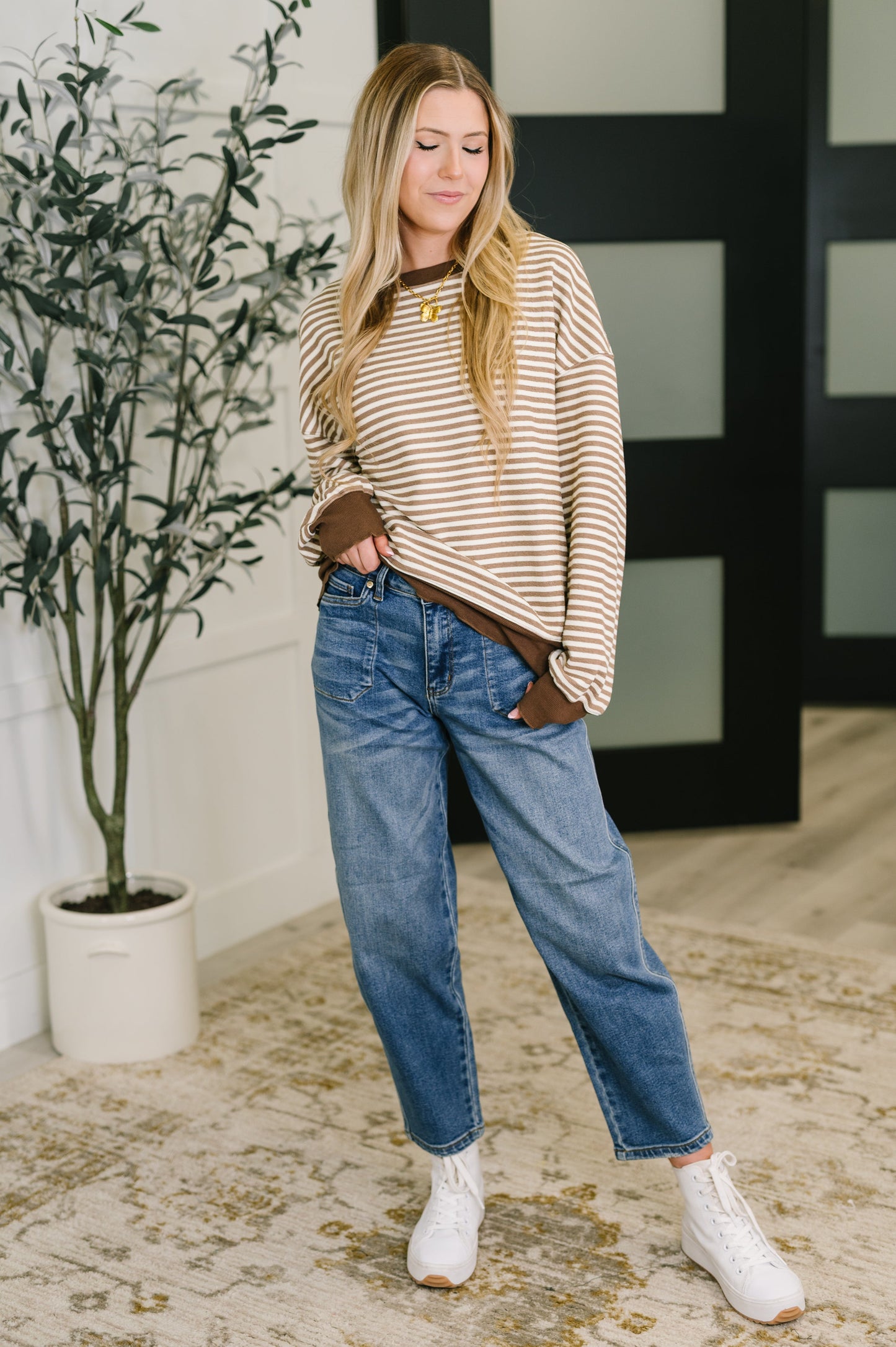 Cocoa Lane Stripe Top