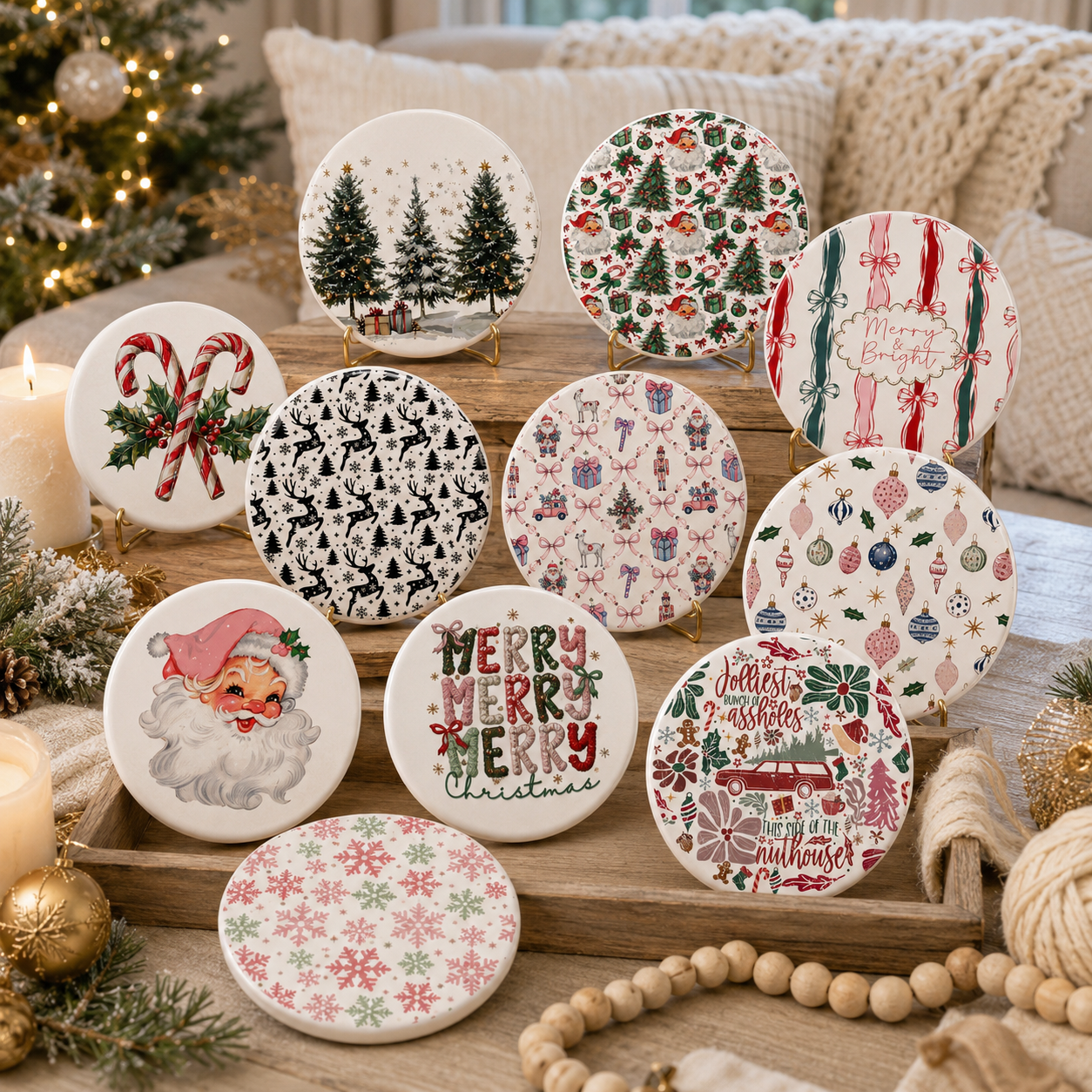 Christmas Coasters
