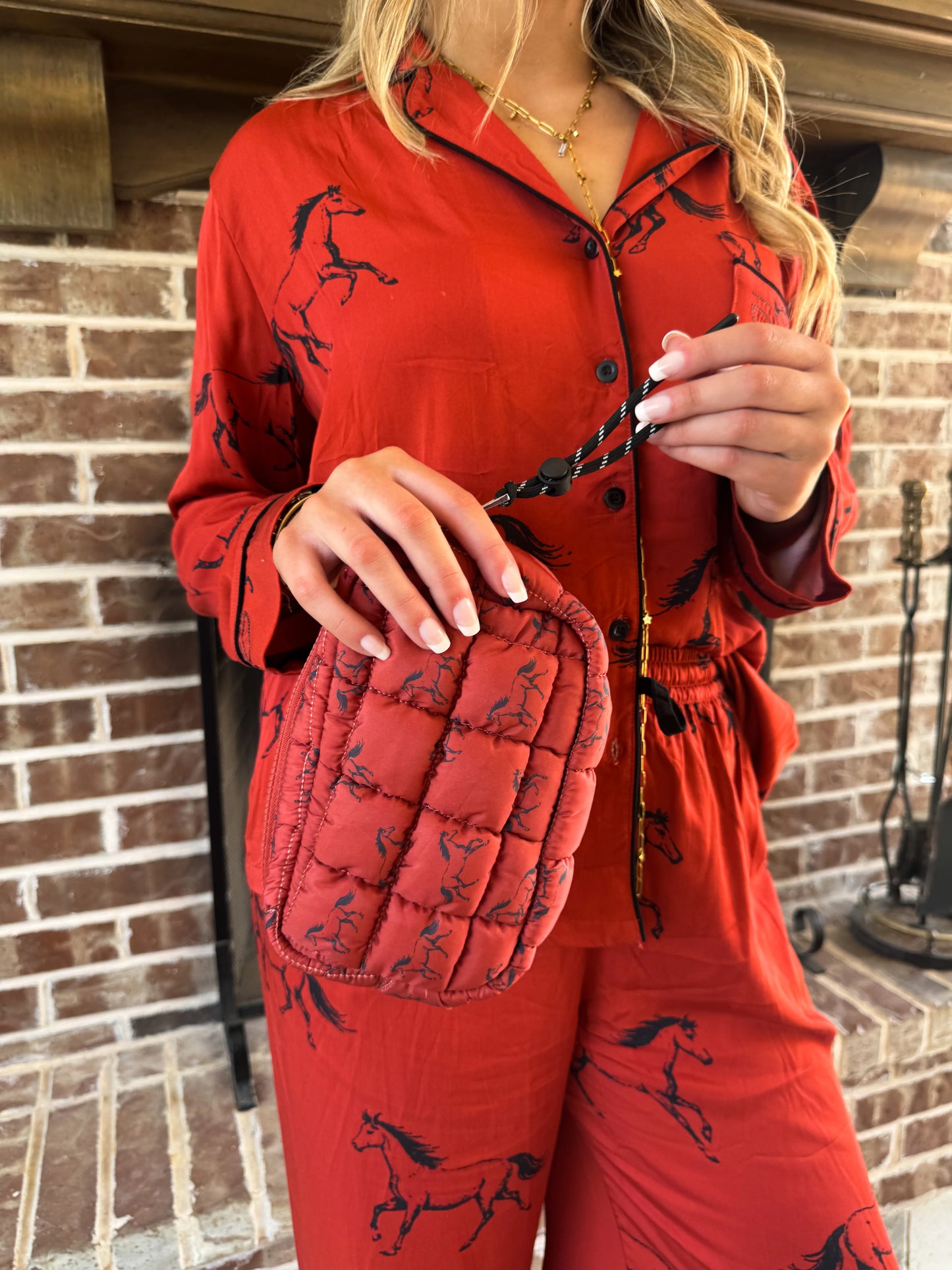 PREORDER- WESTERN MINI PUFF CLUTCH BAG
