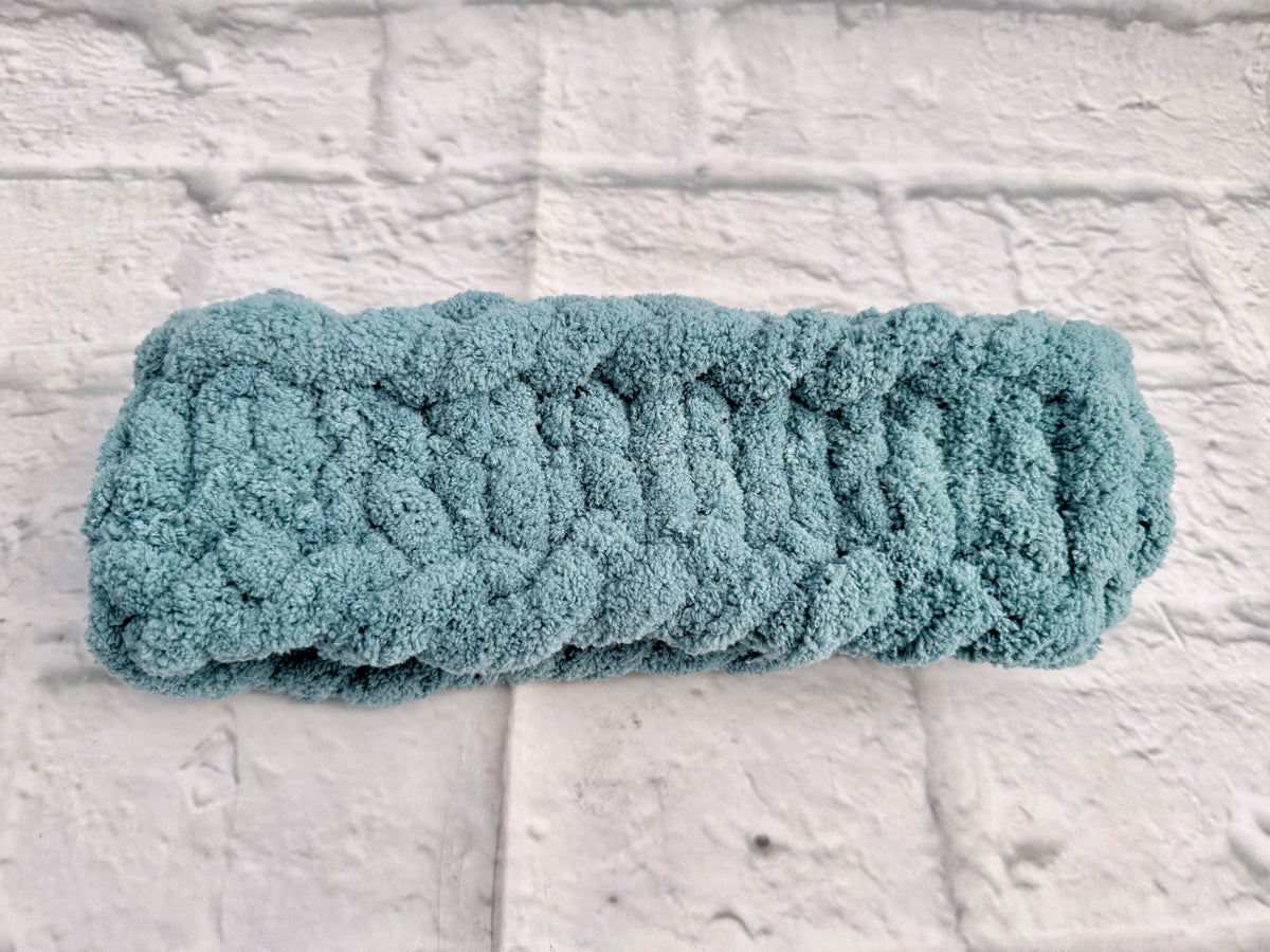 Handmade Chunky Chenille Ear Warmer Headband