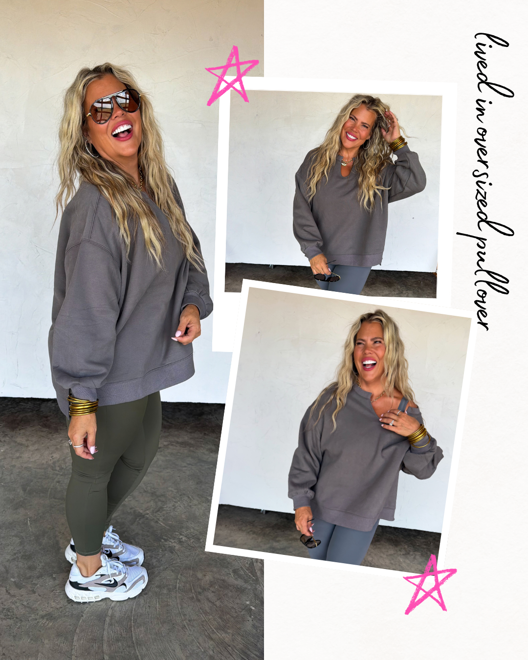 PREORDER- LIVED IN OVERSIZED PULLOVER