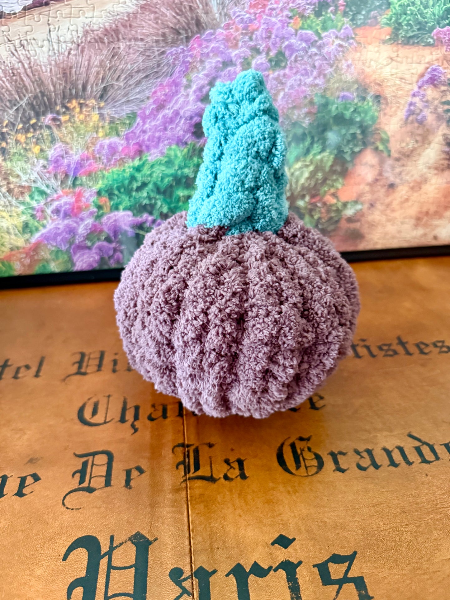 🎃 Handmade Chunky Knit Plush Pumpkins
