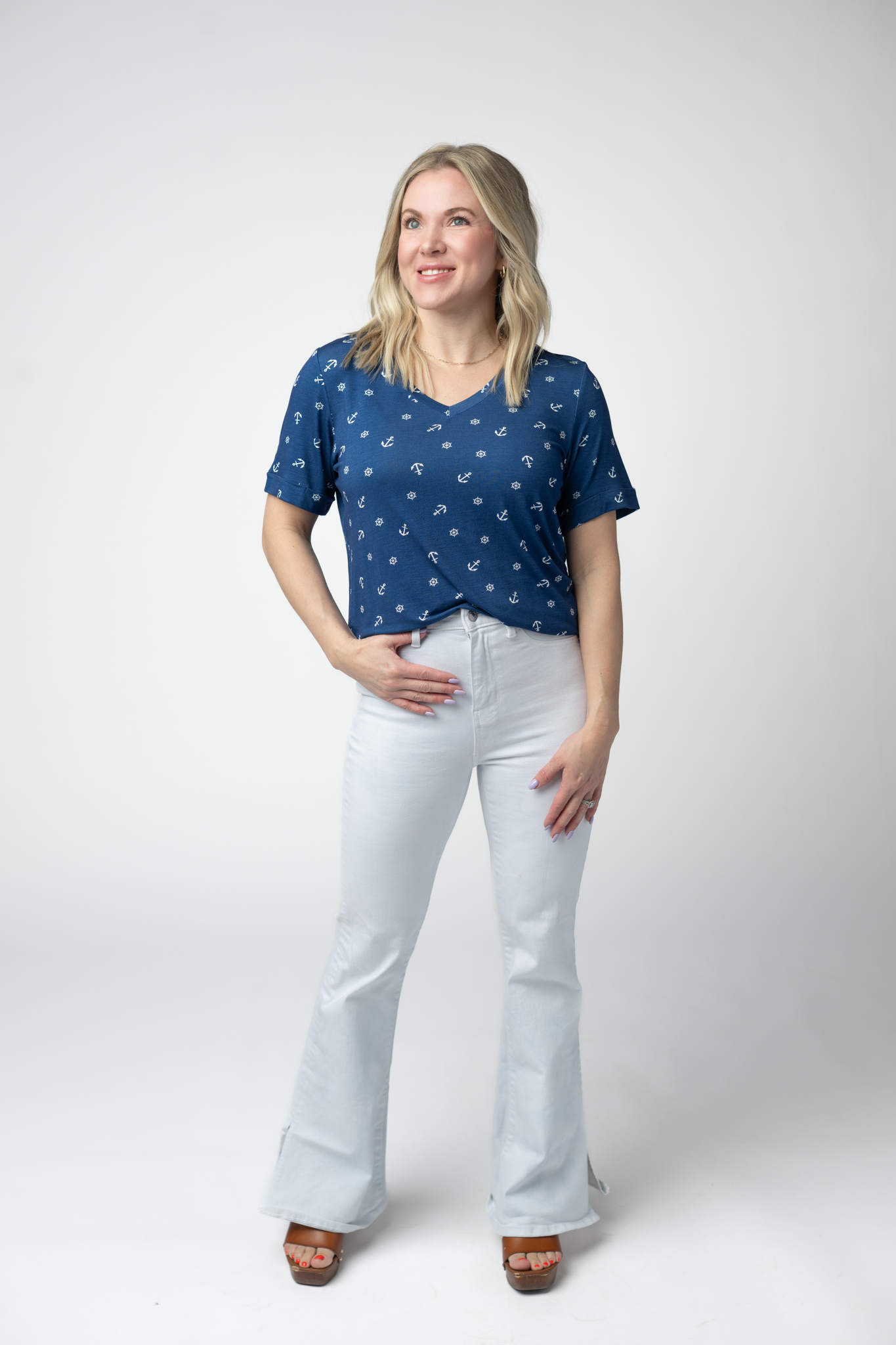 IN STOCK Sophie Top - Nautical Navy