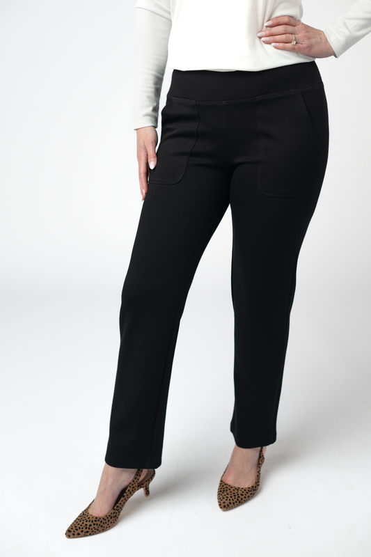 IN STOCK Scuba Ankle Bottoms- Black