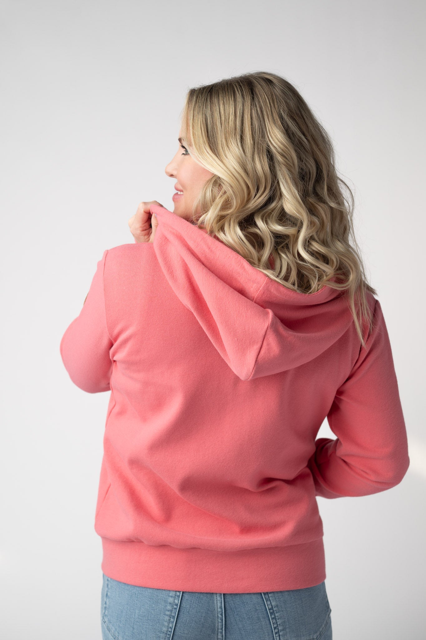 IN STOCK Fullzip Hoodie - Sunkissed Coral