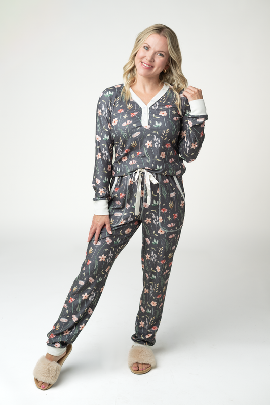IN STOCK Cozy Pajama Set - Wildflower Meadow