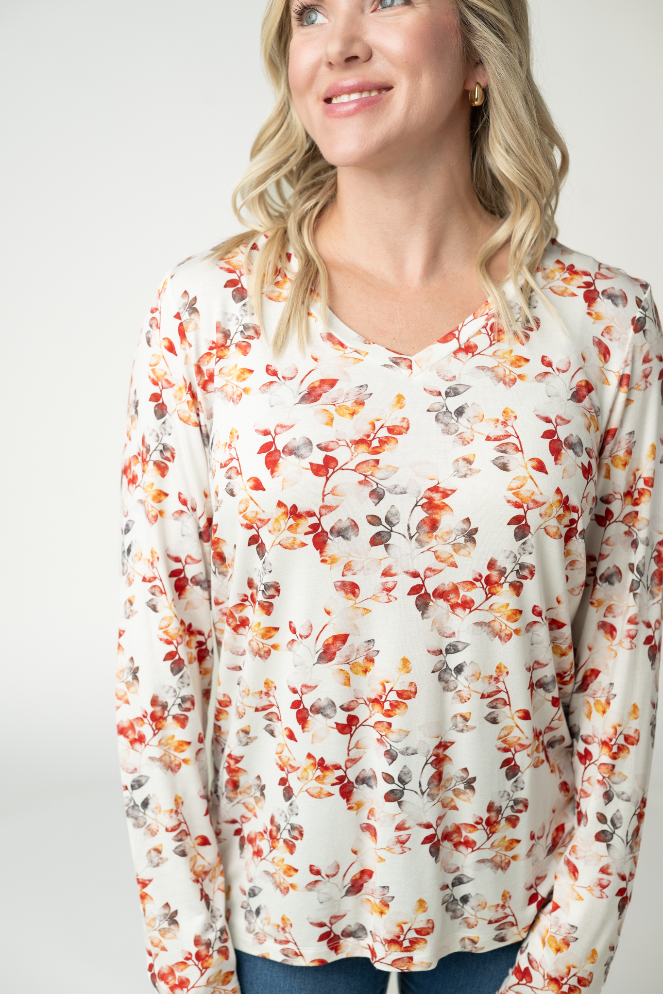IN STOCK Larissa Long Sleeve - Autumn Watercolor