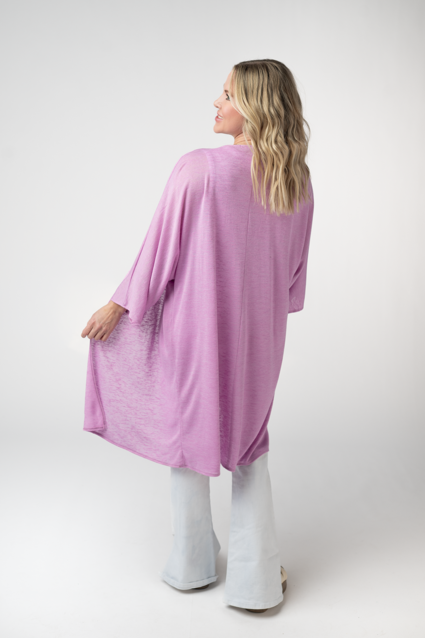 IN STOCK Ellie Cover-Up Kimono - Lilac