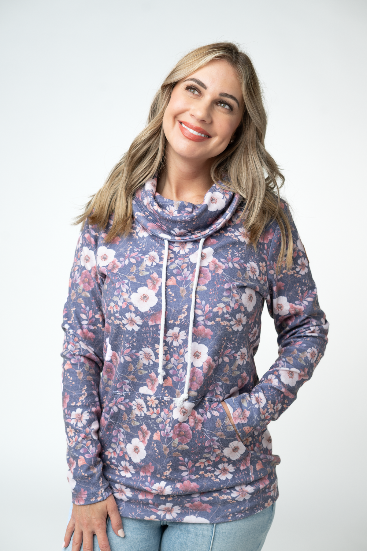 IN STOCK Classic Funnel Neck - Blushwood Floral