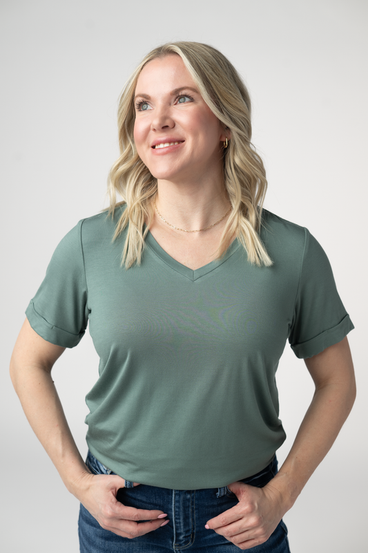 IN STOCK Sophie Top - Dusty Jade
