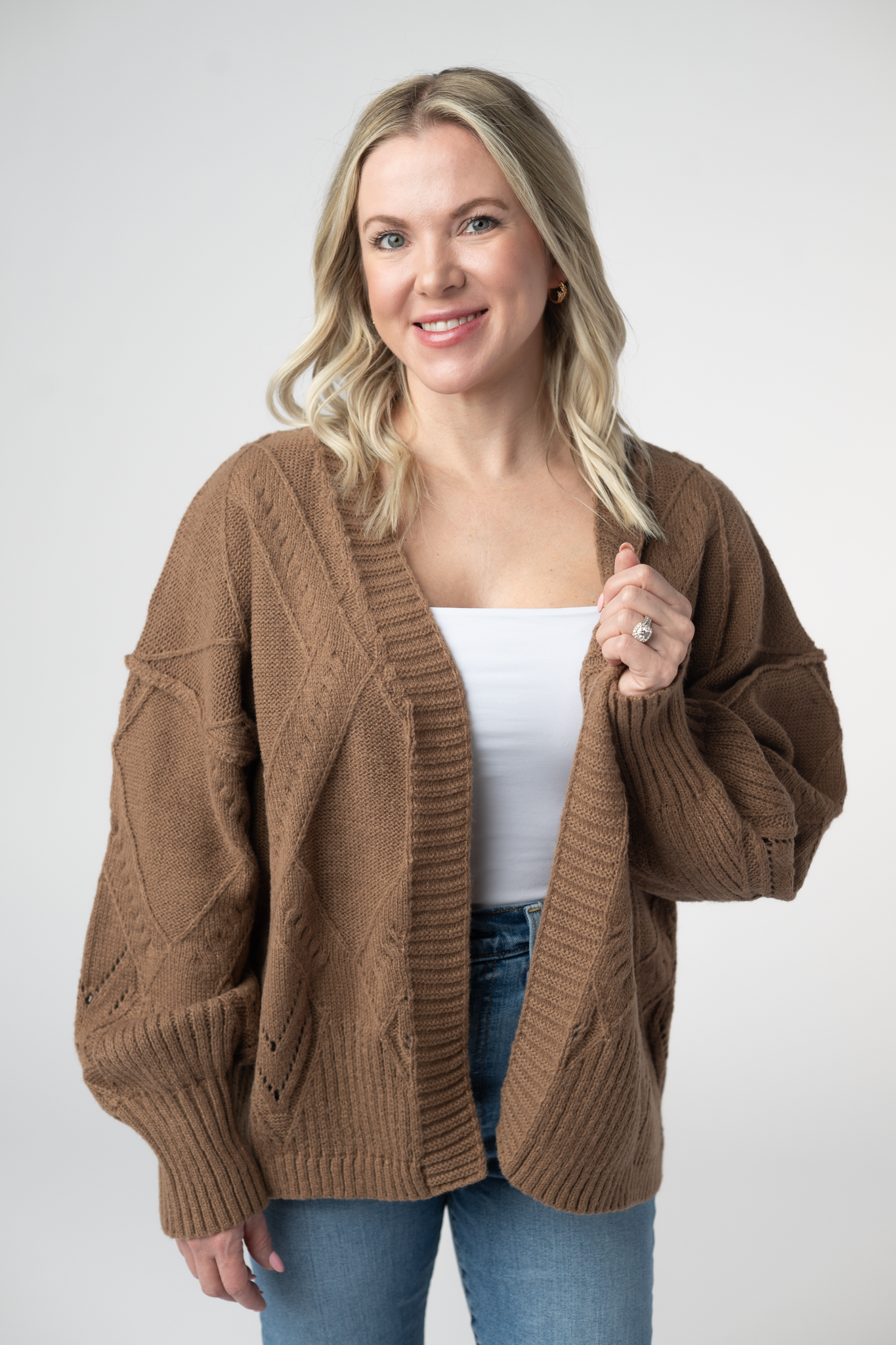 IN STOCK Willow Cardigan - Mocha
