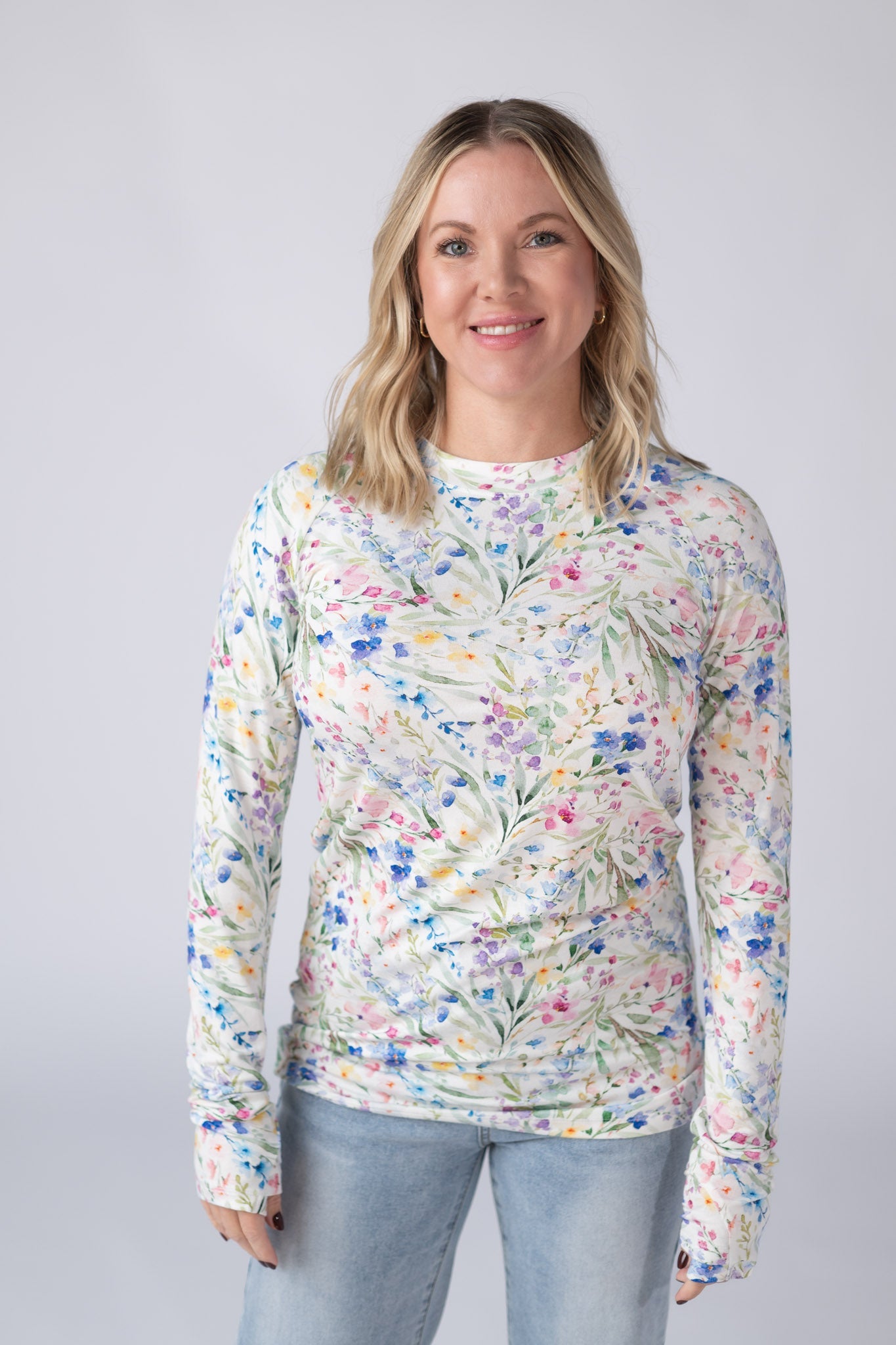 IN STOCK Blair Long Sleeve Top - Cottage Floral