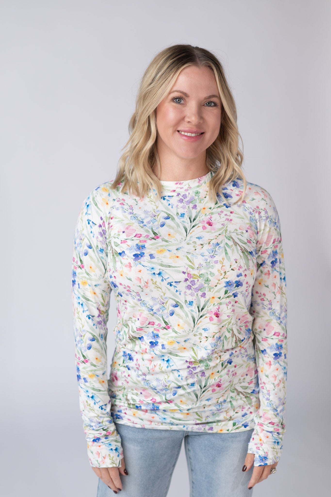 IN STOCK Blair Long Sleeve Top - Cottage Floral