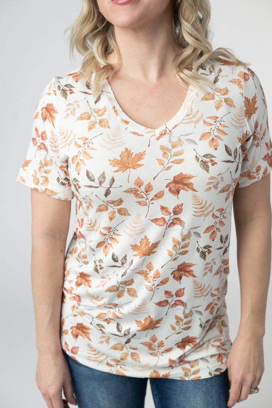 IN STOCK Sophie Top - Autumn Leaves