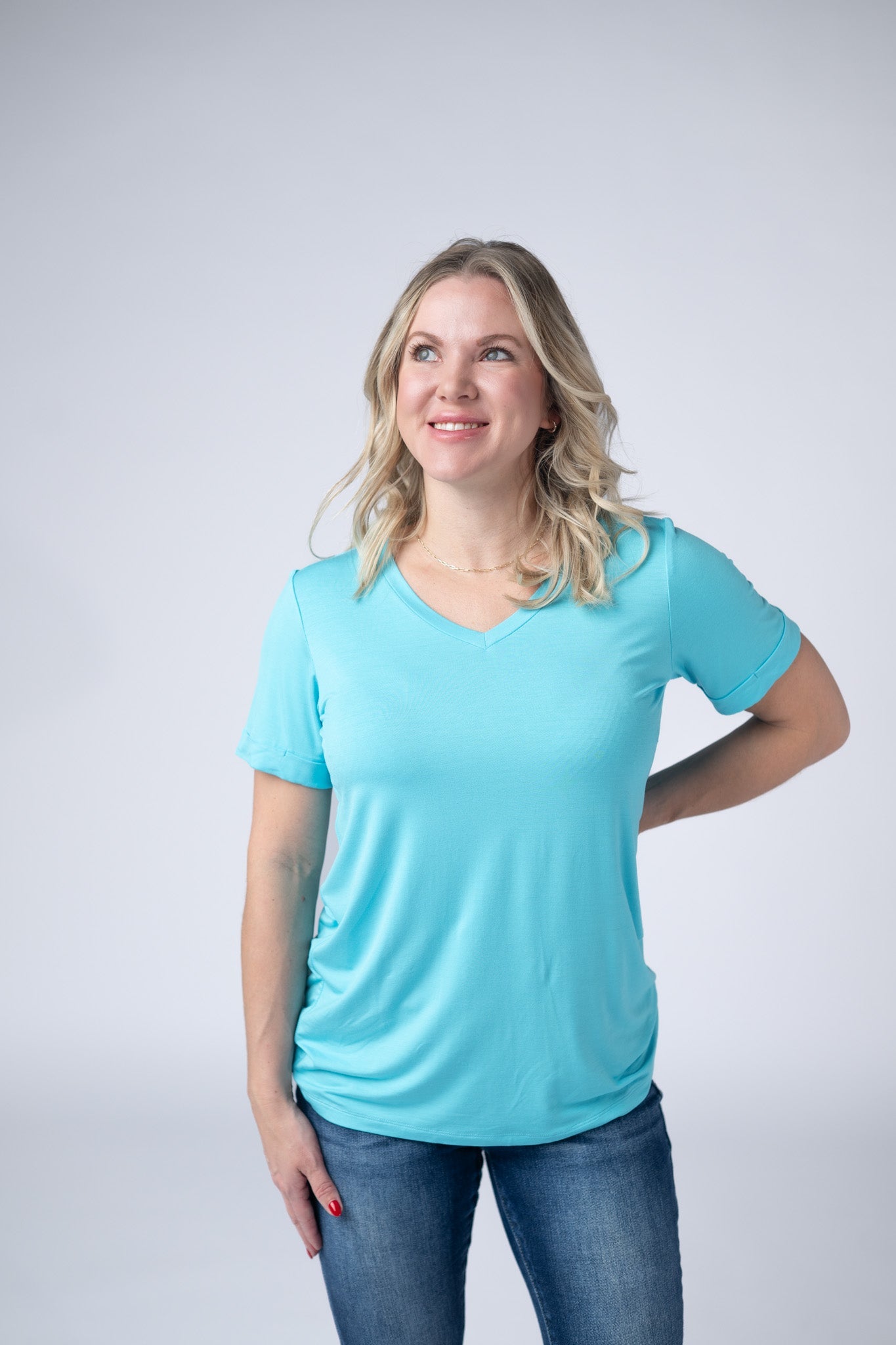 IN STOCK Sophie Tee - Aqua Blue