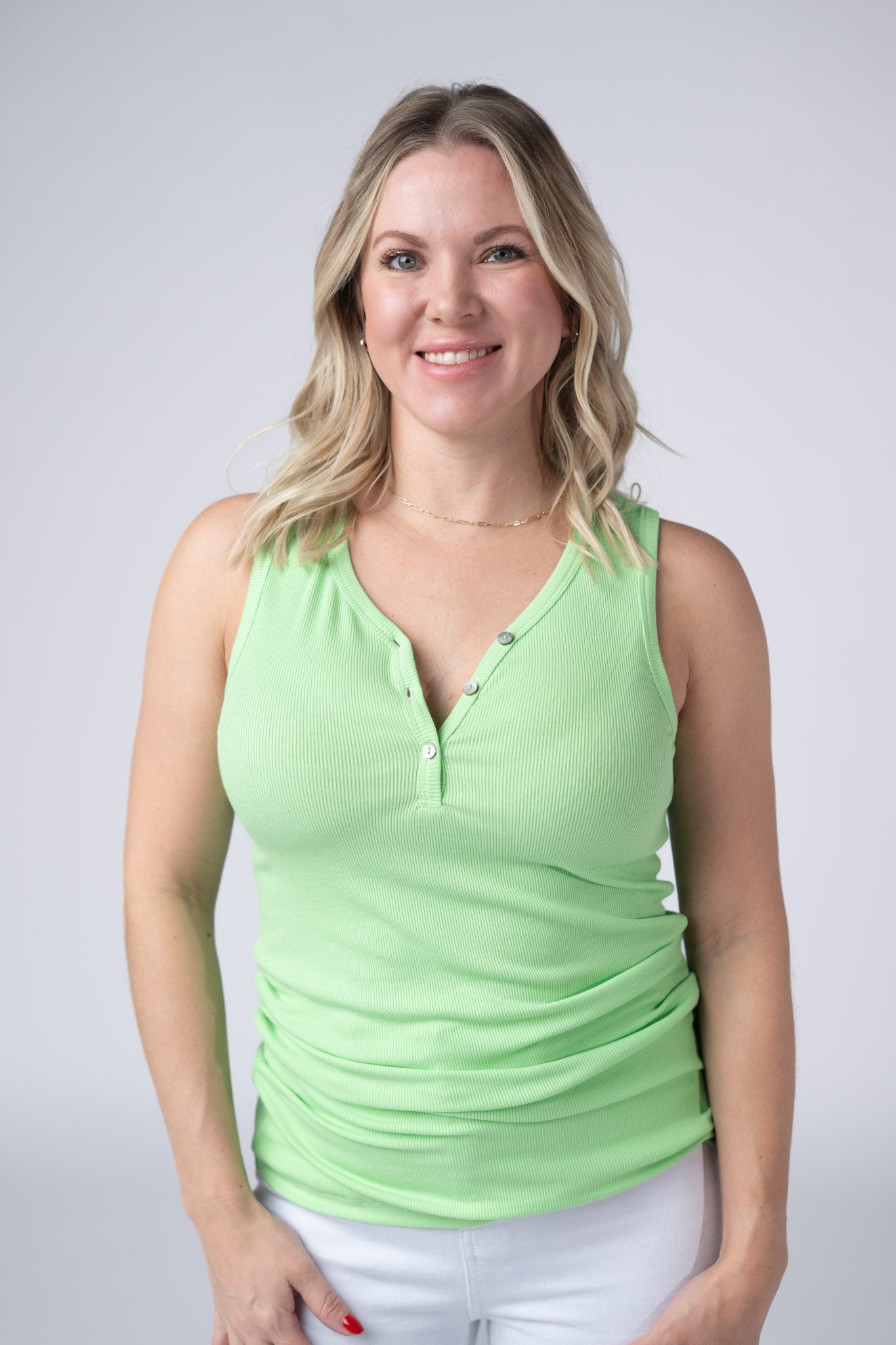 IN STOCK Addison Tank - Lime