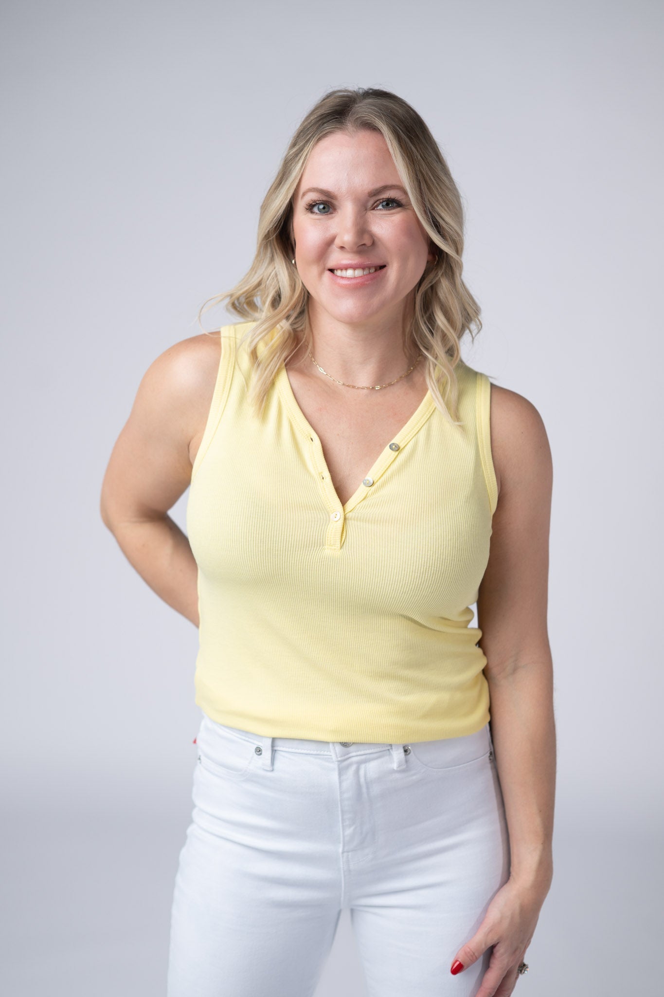 IN STOCK Addison Tank - Yellow