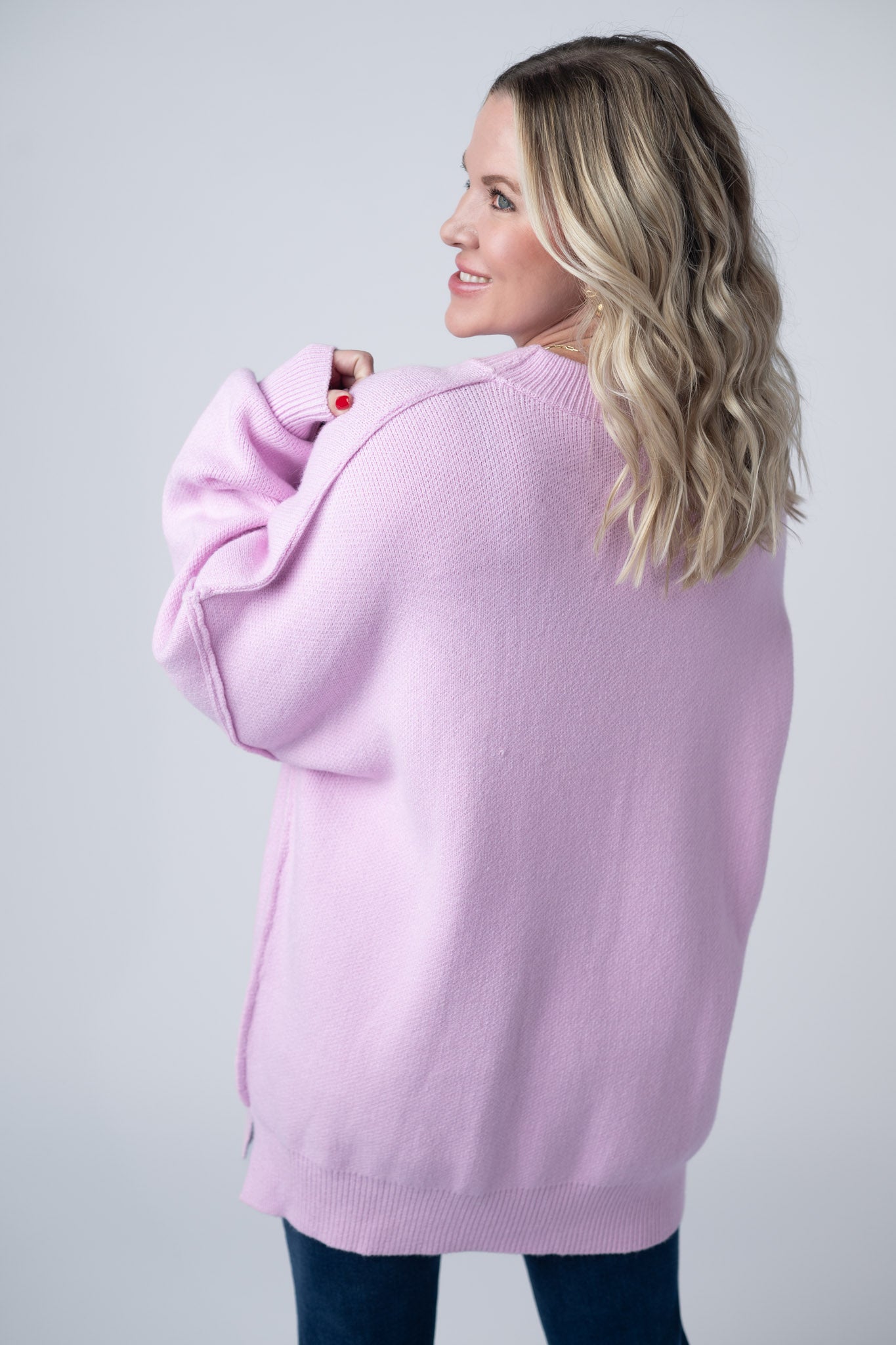 IN STOCK Aurora Cozy Sweater - Lilac