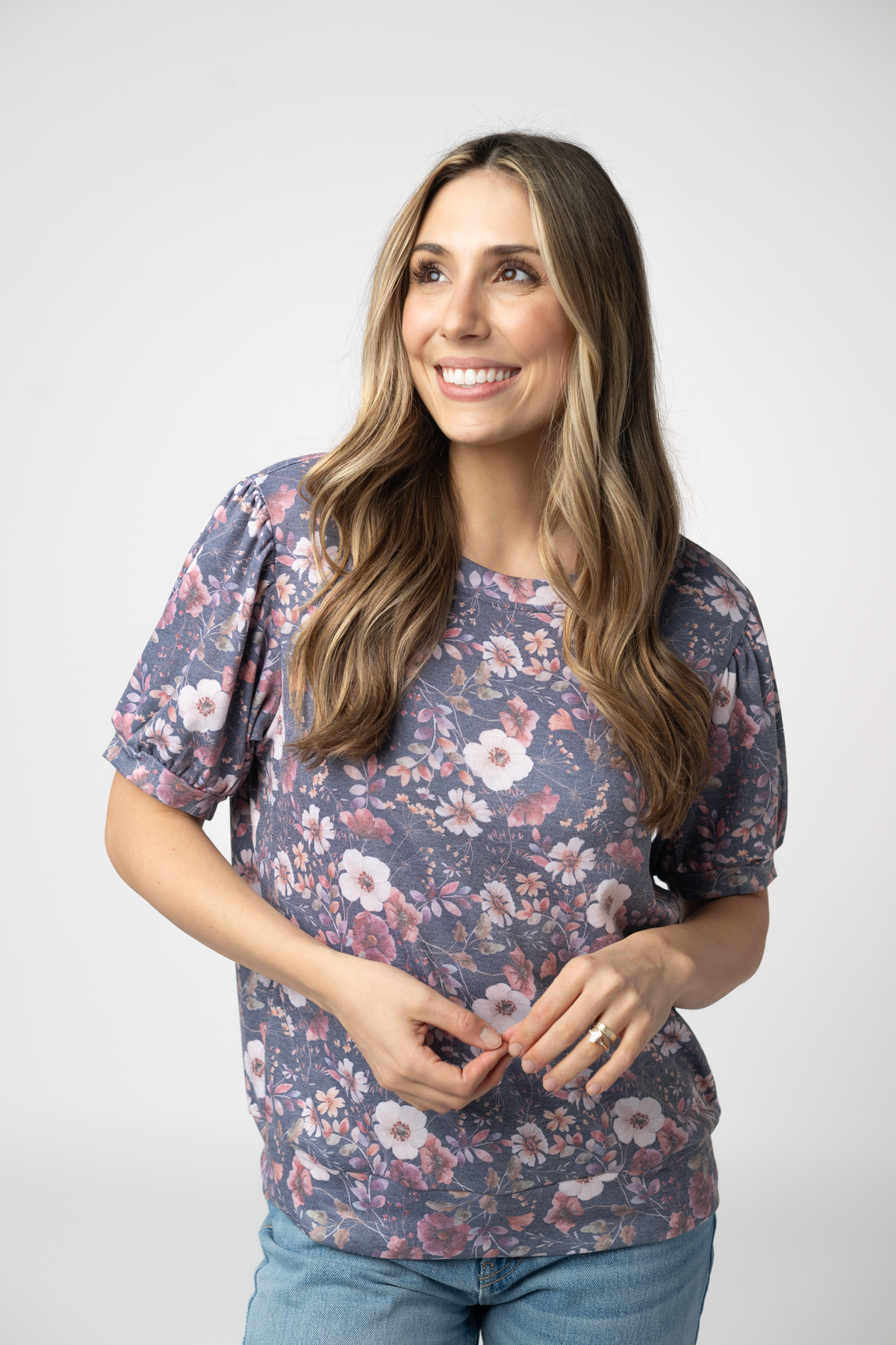 IN STOCK Katie Cozy Top - Blushwood Floral
